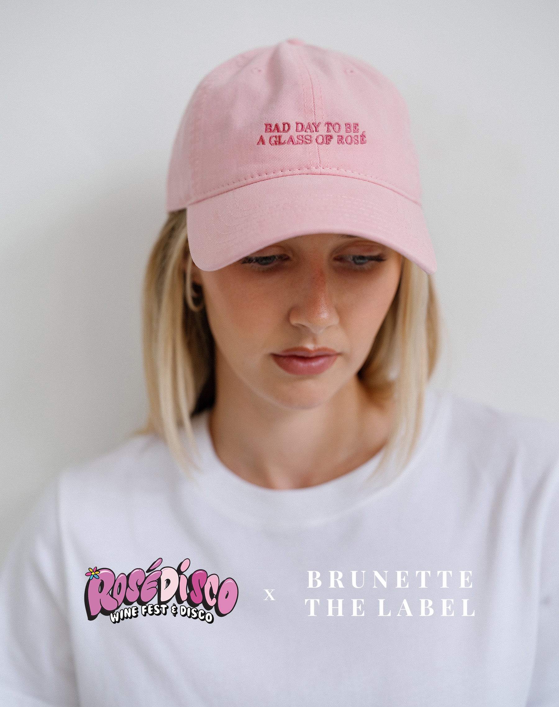 "Bad Day to be a Glass of Rosé" Baseball Cap | Rosé Disco