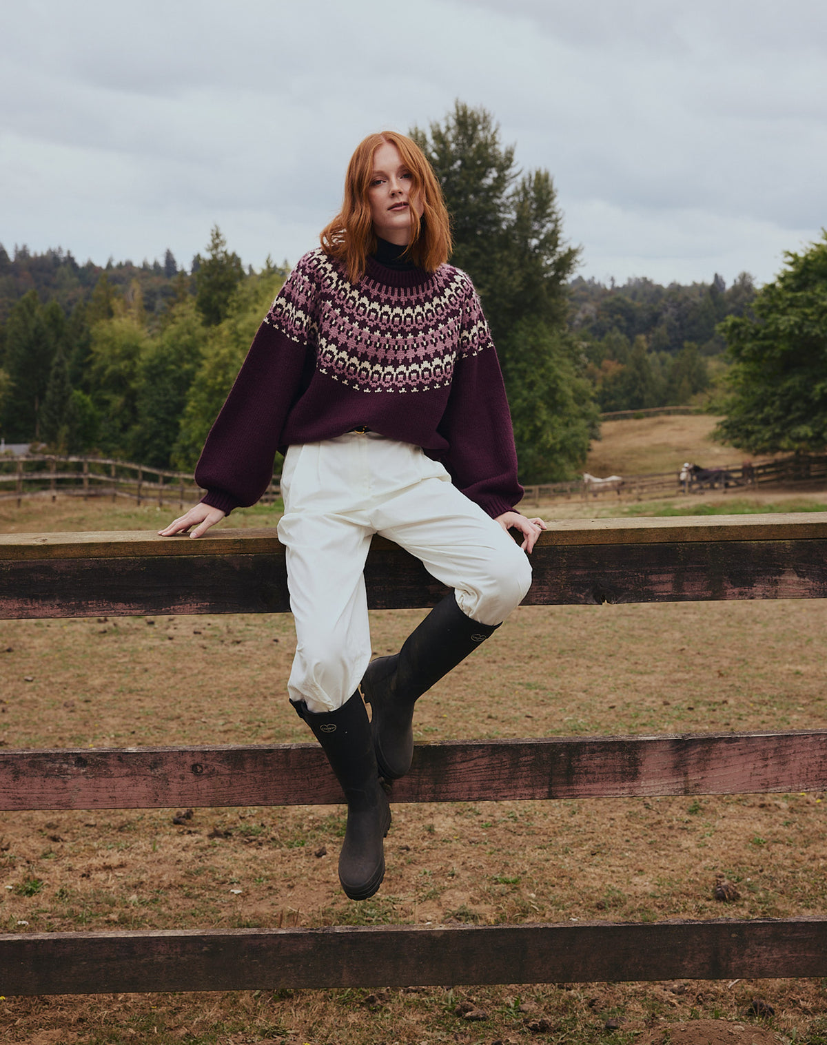 Fair Isle Jacquard Sweater