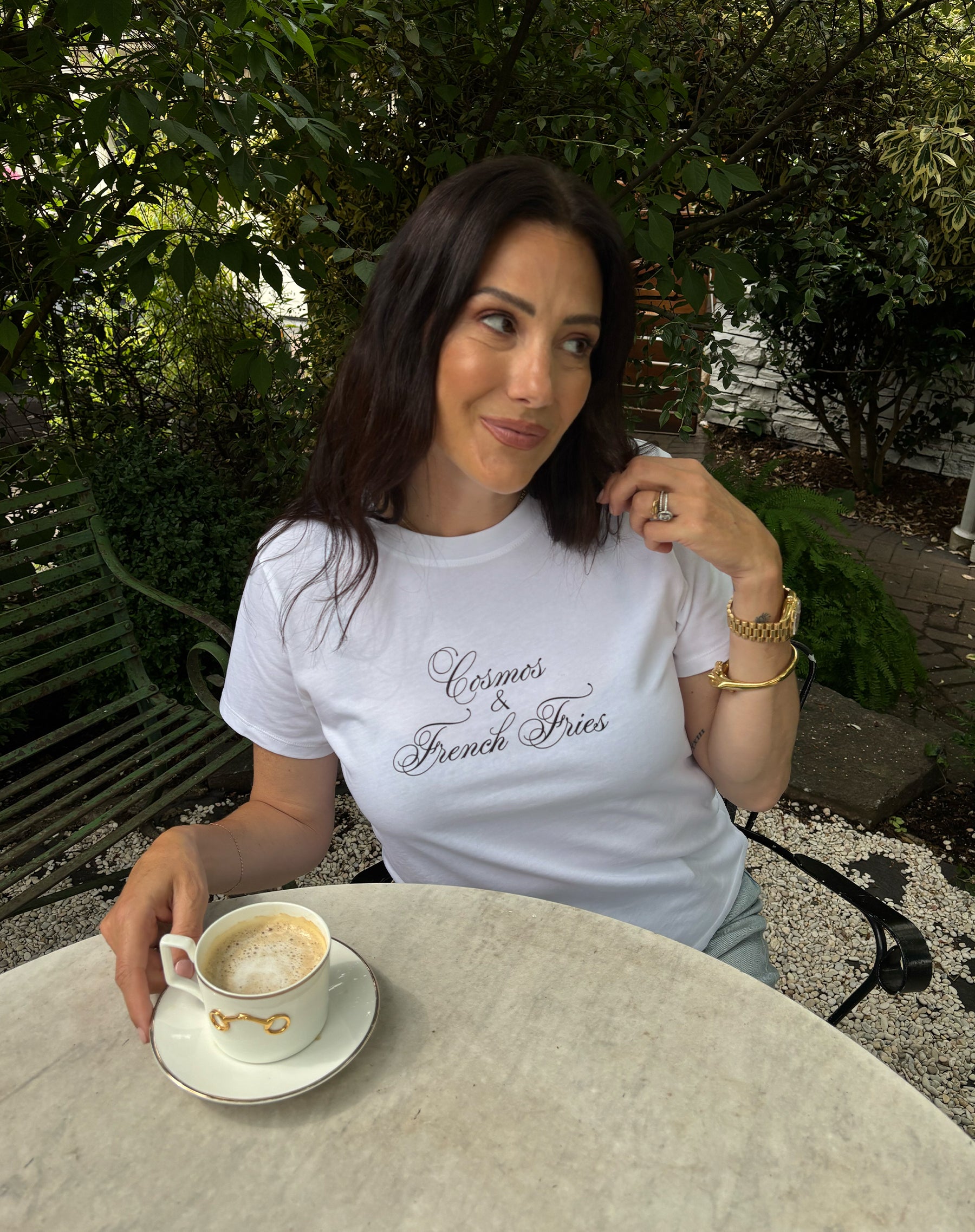 "Cosmos & French Fries" Paris Tee