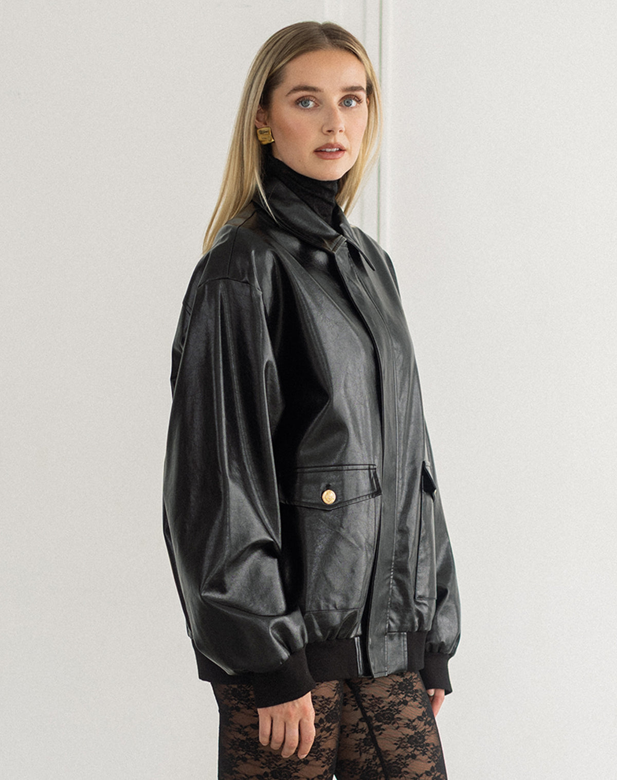 Vegan Leather Jacket