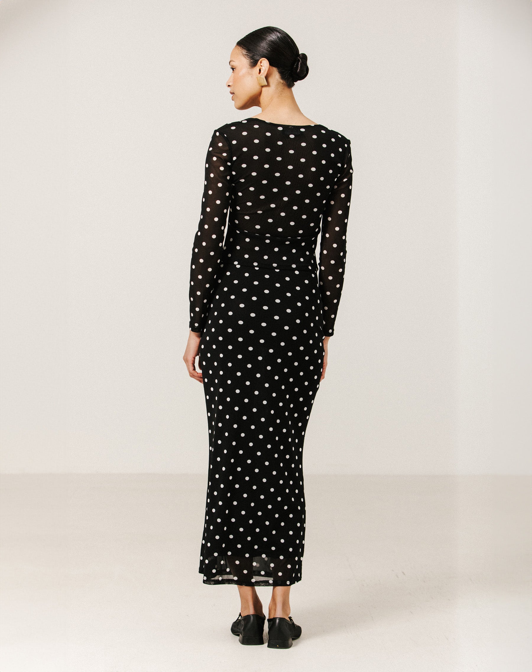Mesh Maxi Tube Skirt