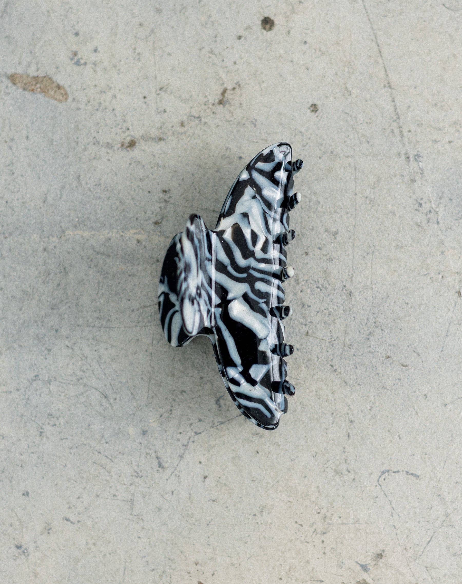 Claw Clip | Black Marble