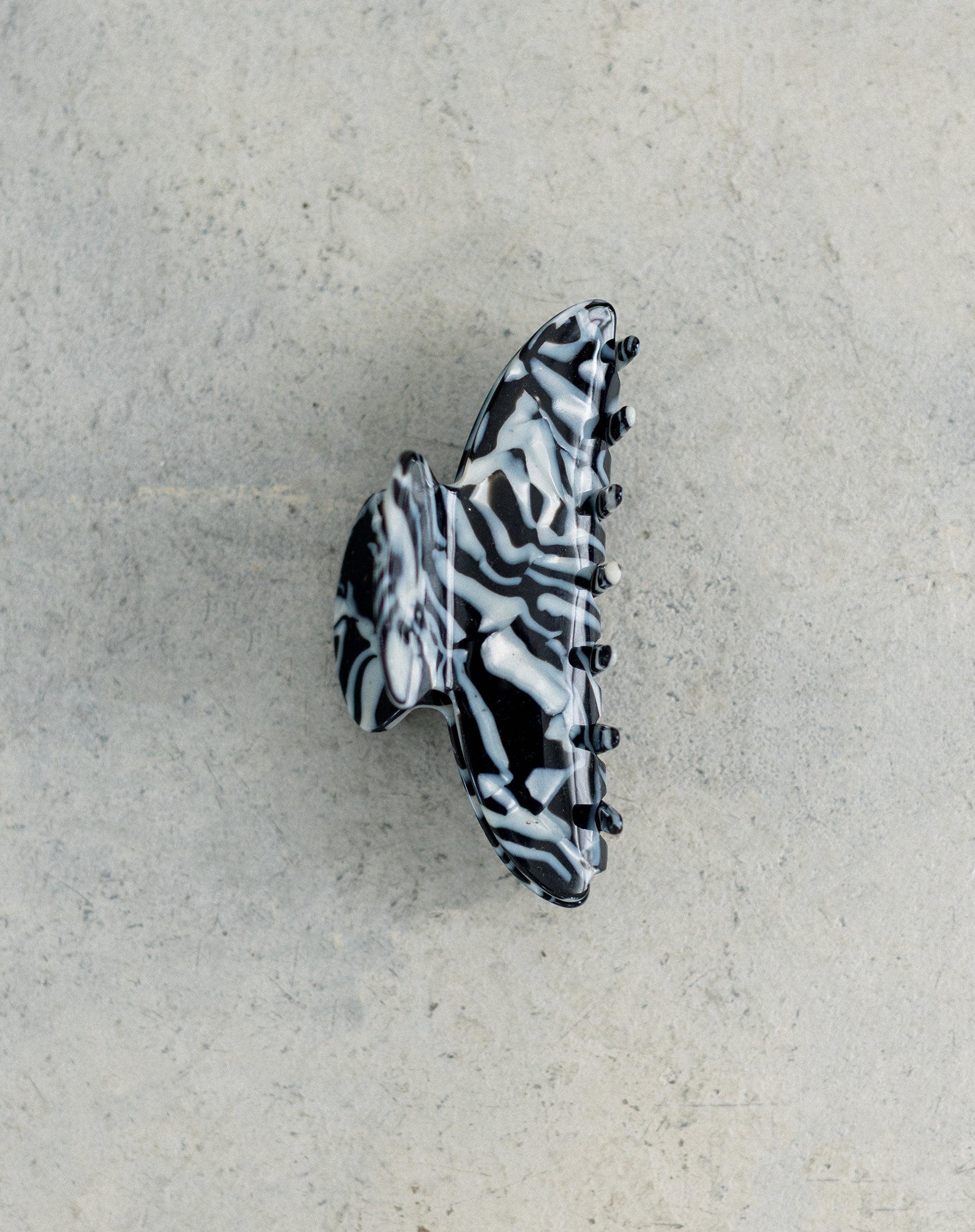 Claw Clip | Black Marble