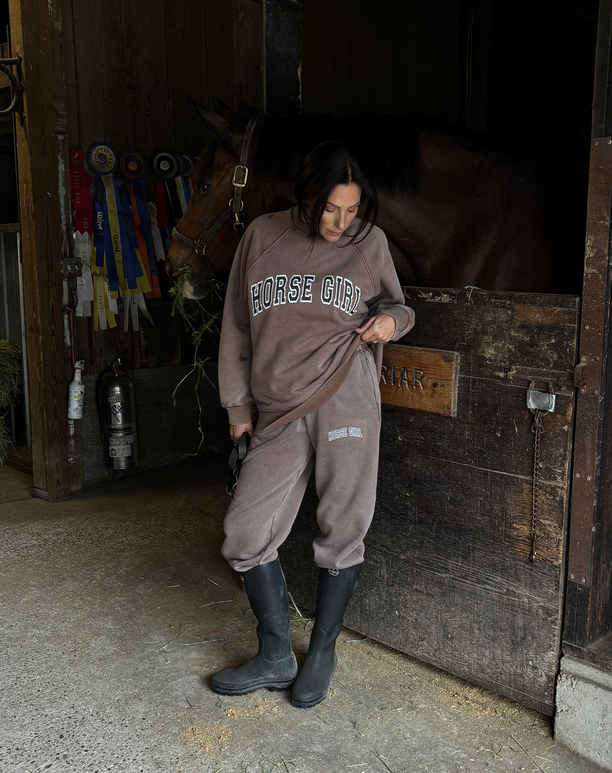 "Horse Girl" Oversized Joggers