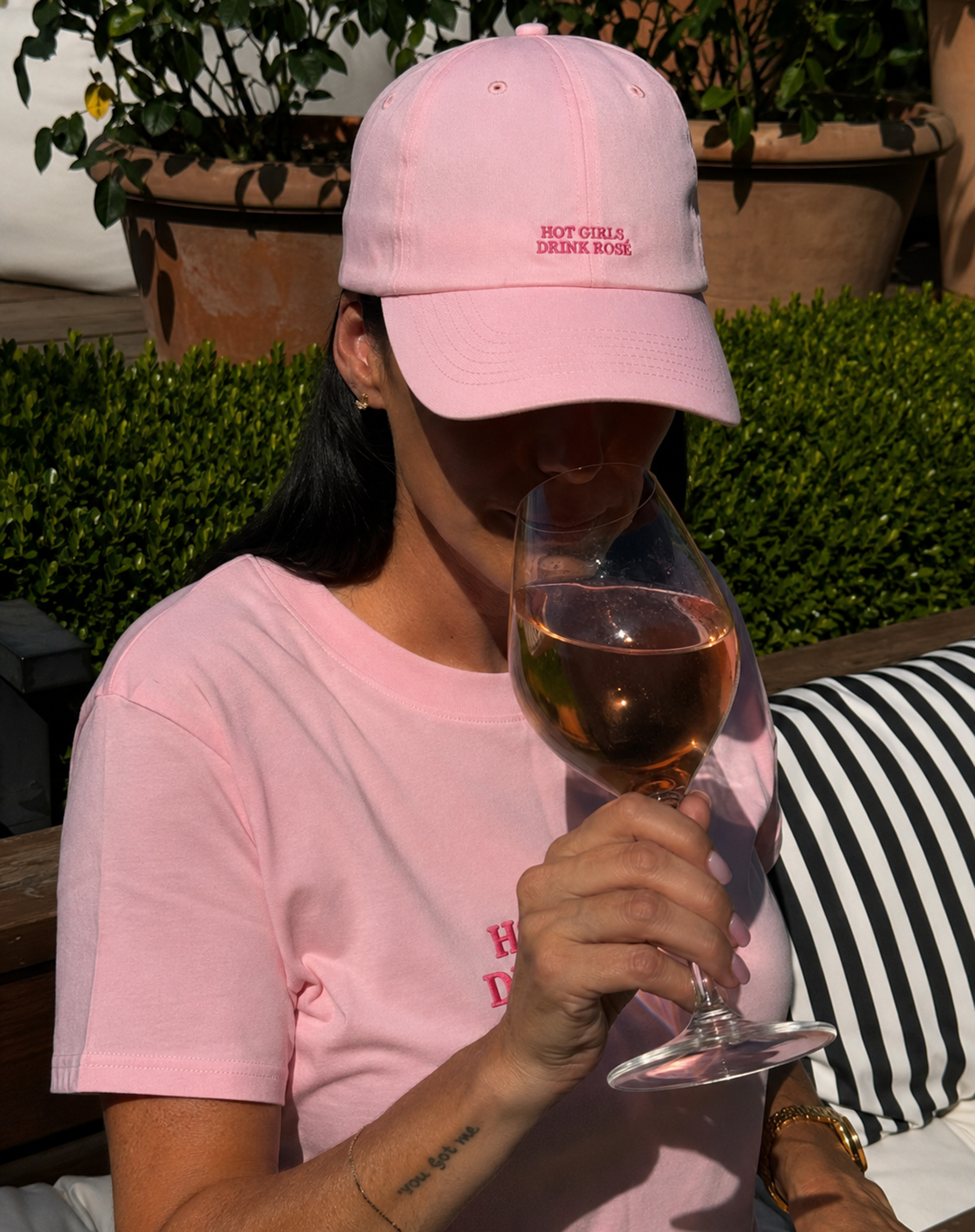 "Hot Girls Drink Rosé" Baseball Cap