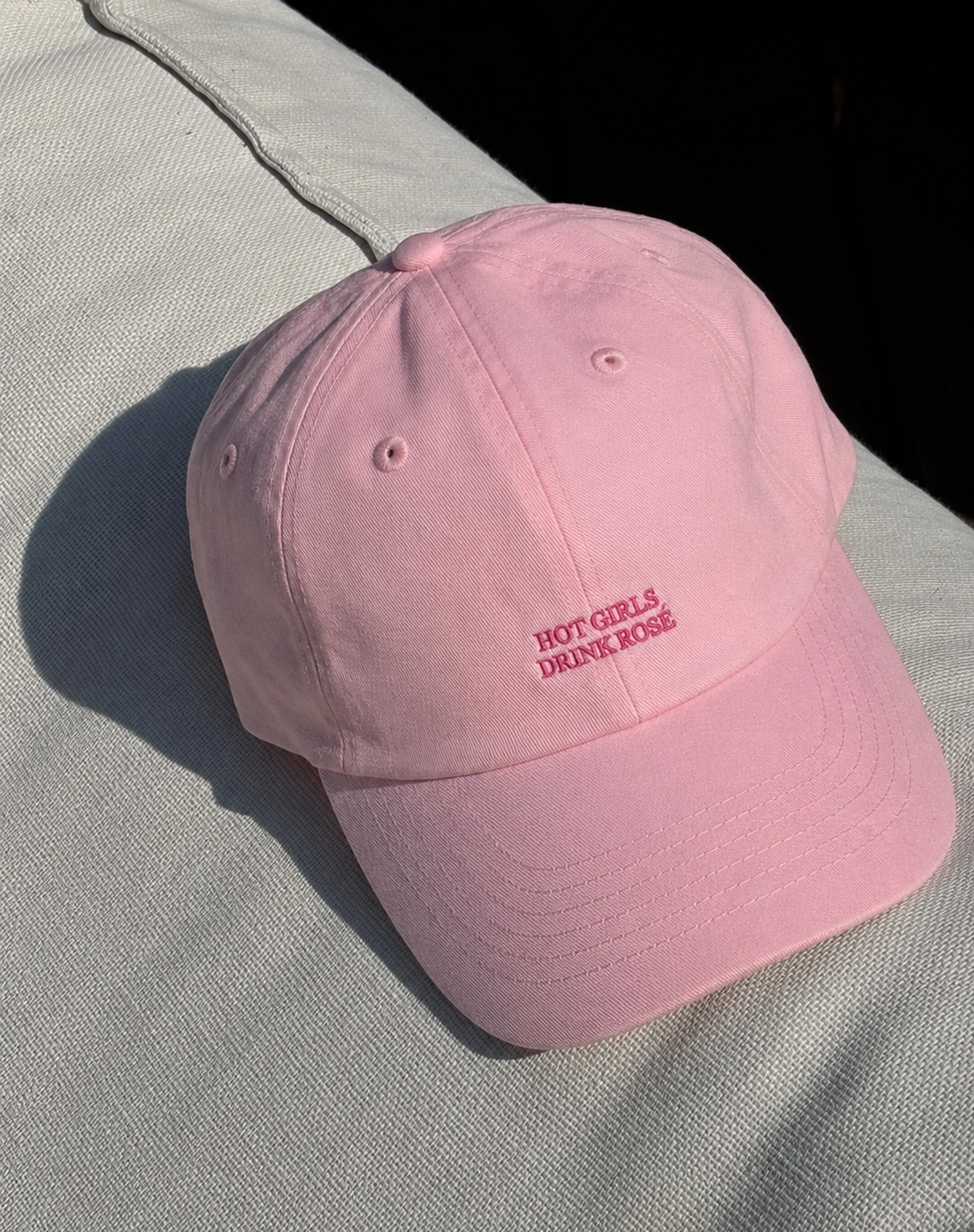 "Hot Girls Drink Rosé" Baseball Cap