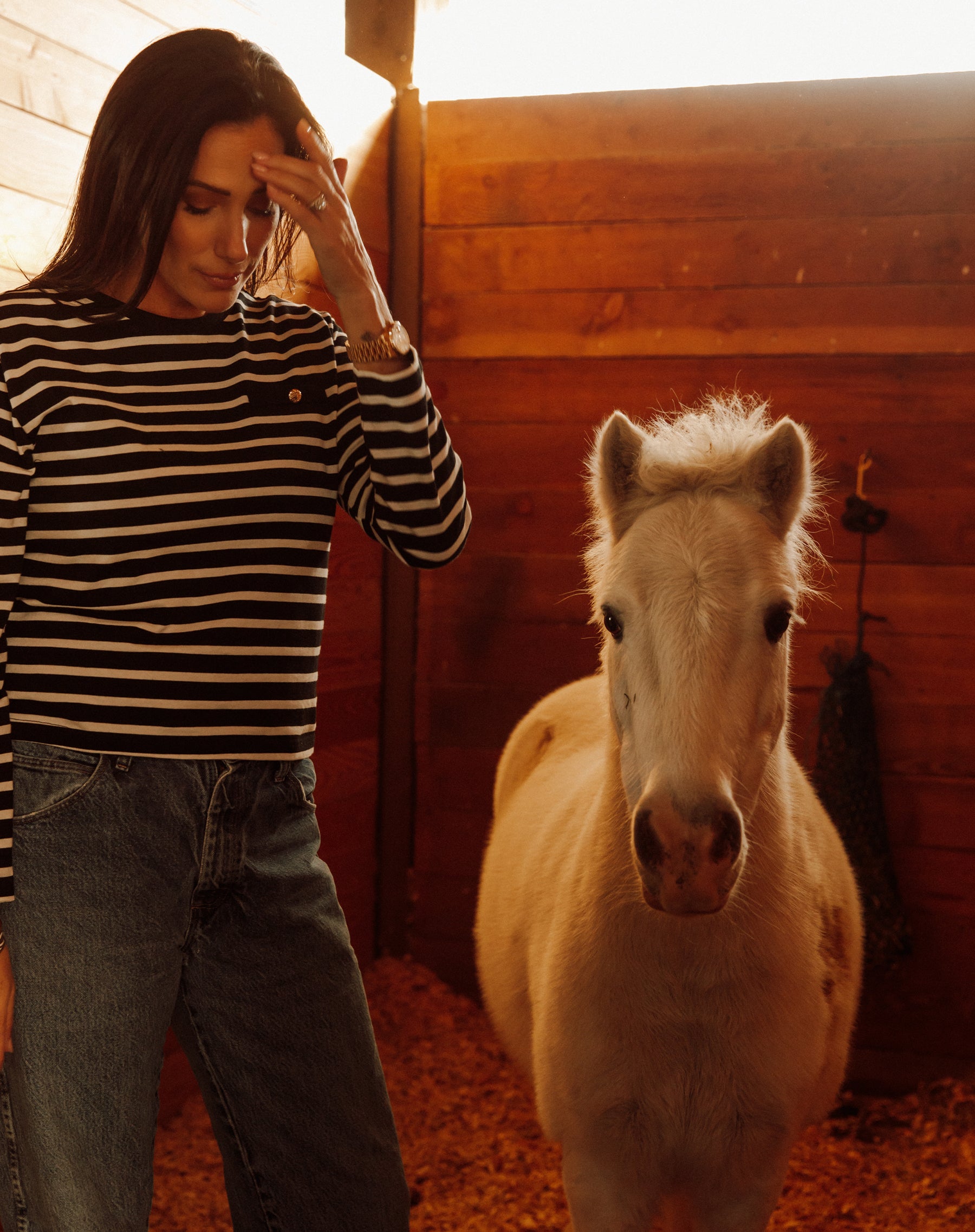 Striped Long Sleeve Regular Tee