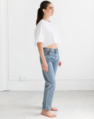 The Super Cropped Boxy Tee | White