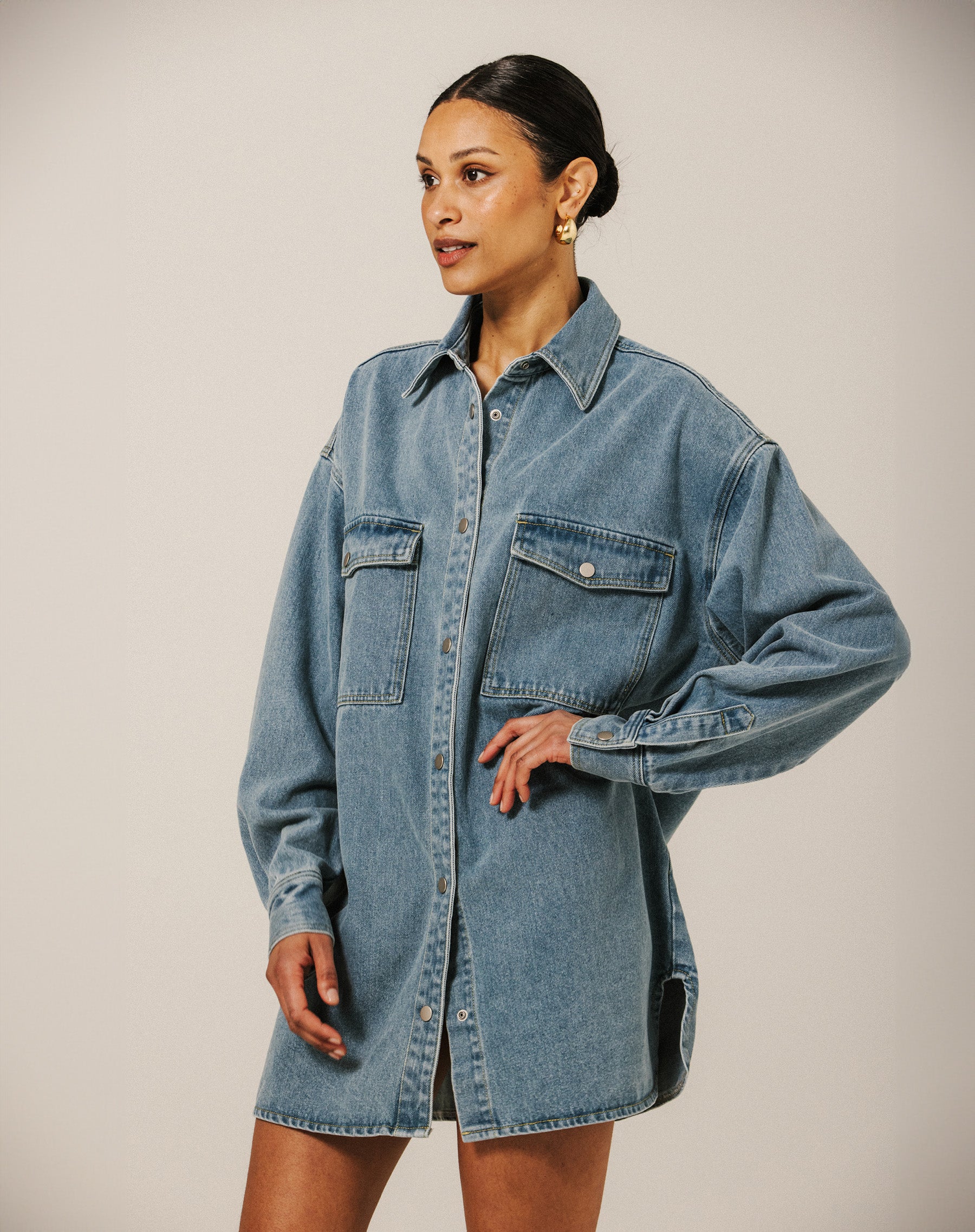 Shania Denim Jacket – BRUNETTE The Label