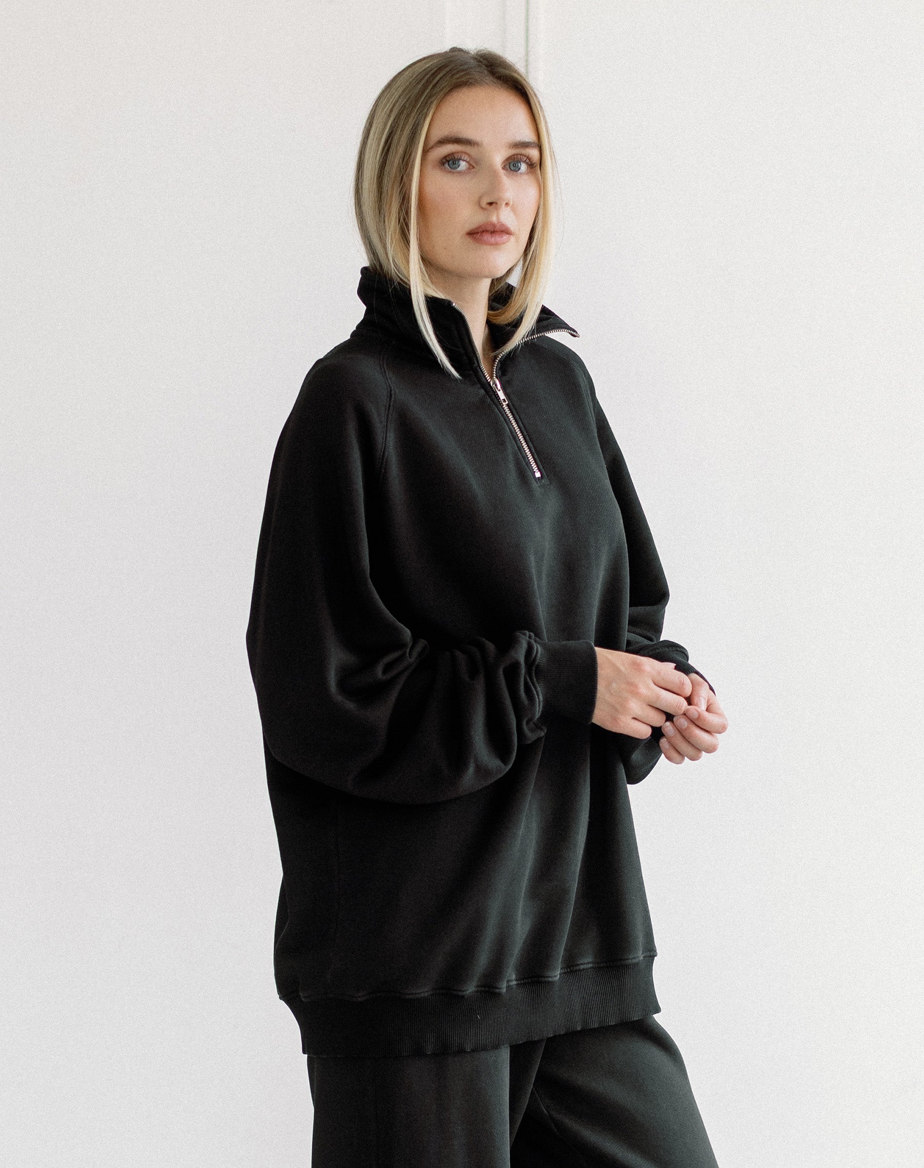 Not Your Boyfriend's Half Zip Sweatshirt