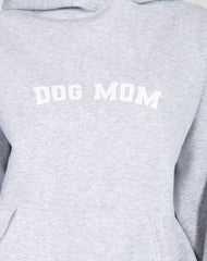 ‘Dog Mom’ Classic Hoodie | Pebble Grey