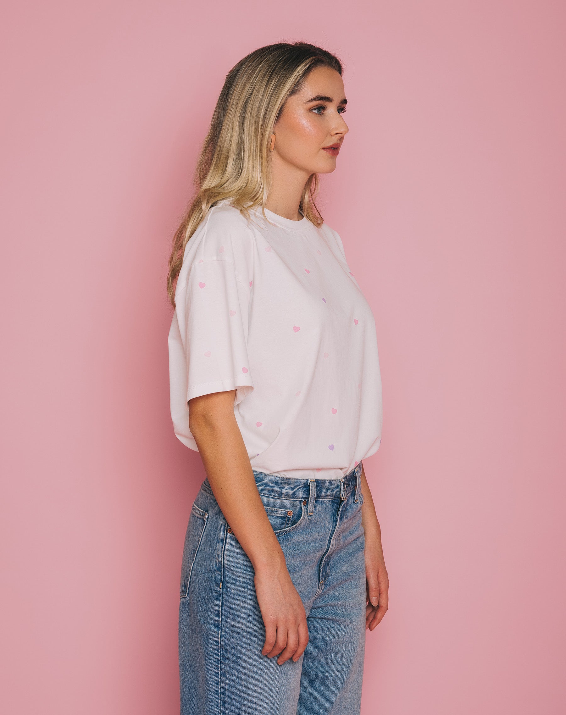 Tiny Heart Oversized Boxy Tee