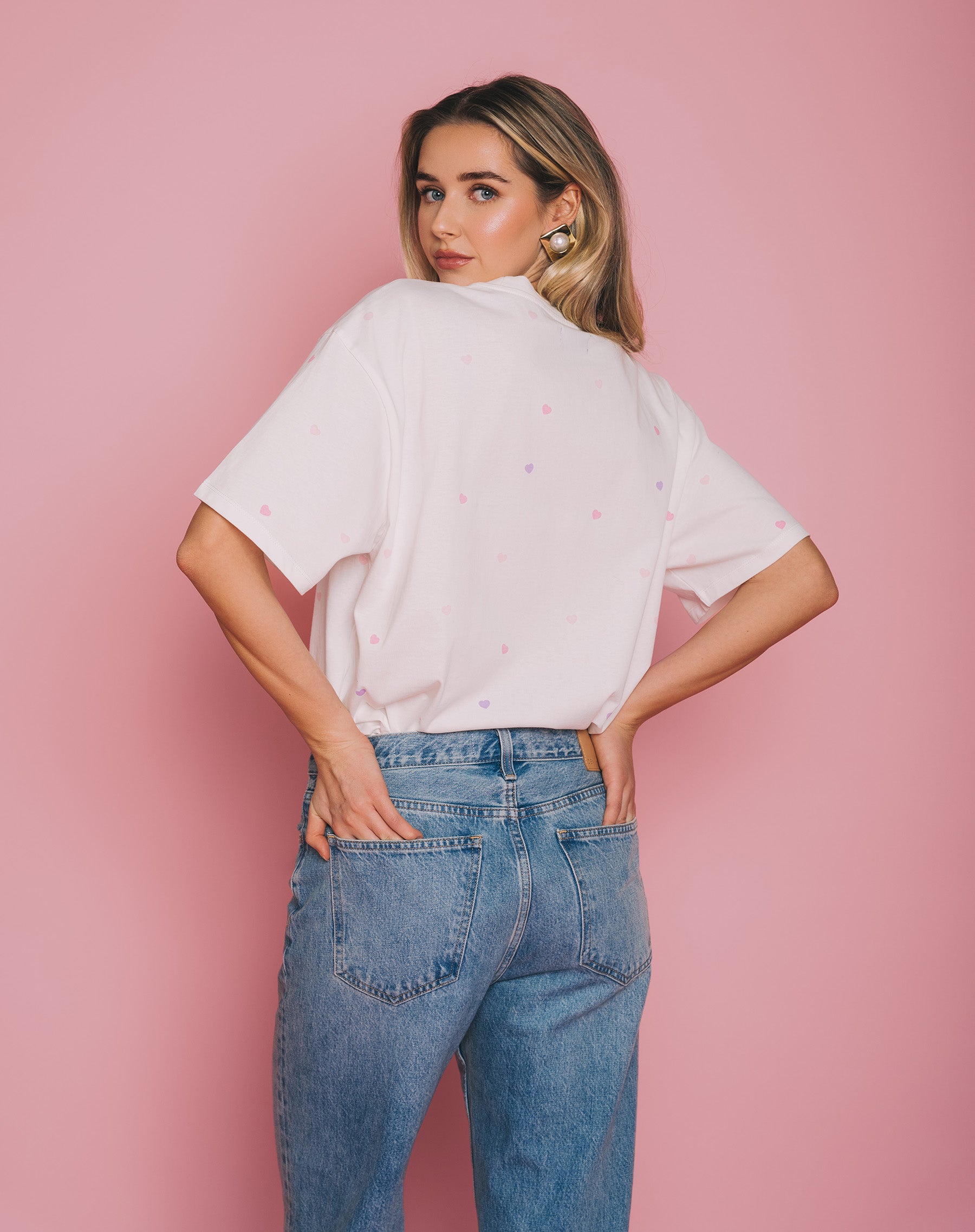 Tiny Heart Oversized Boxy Tee