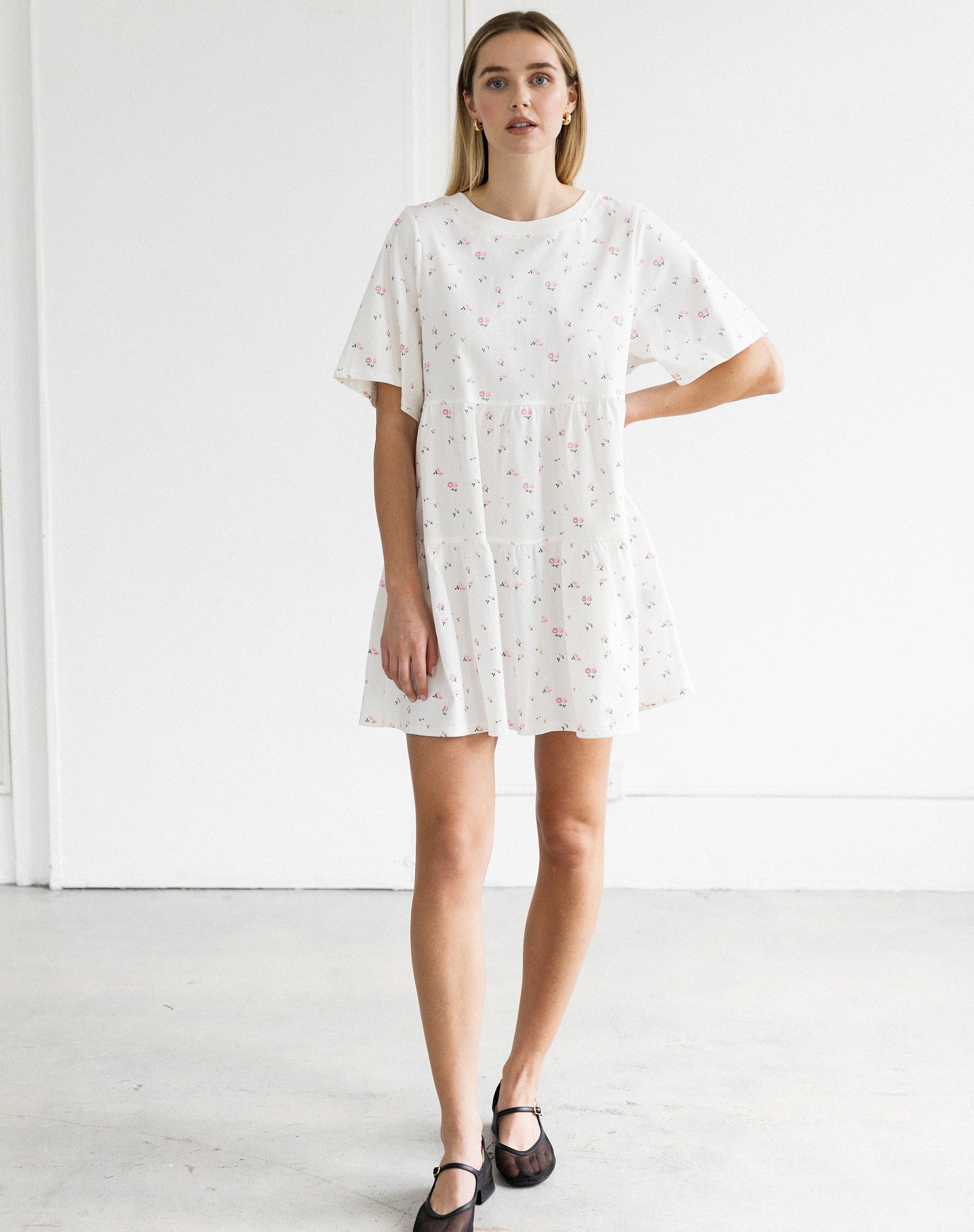 Floral Tiered Dress