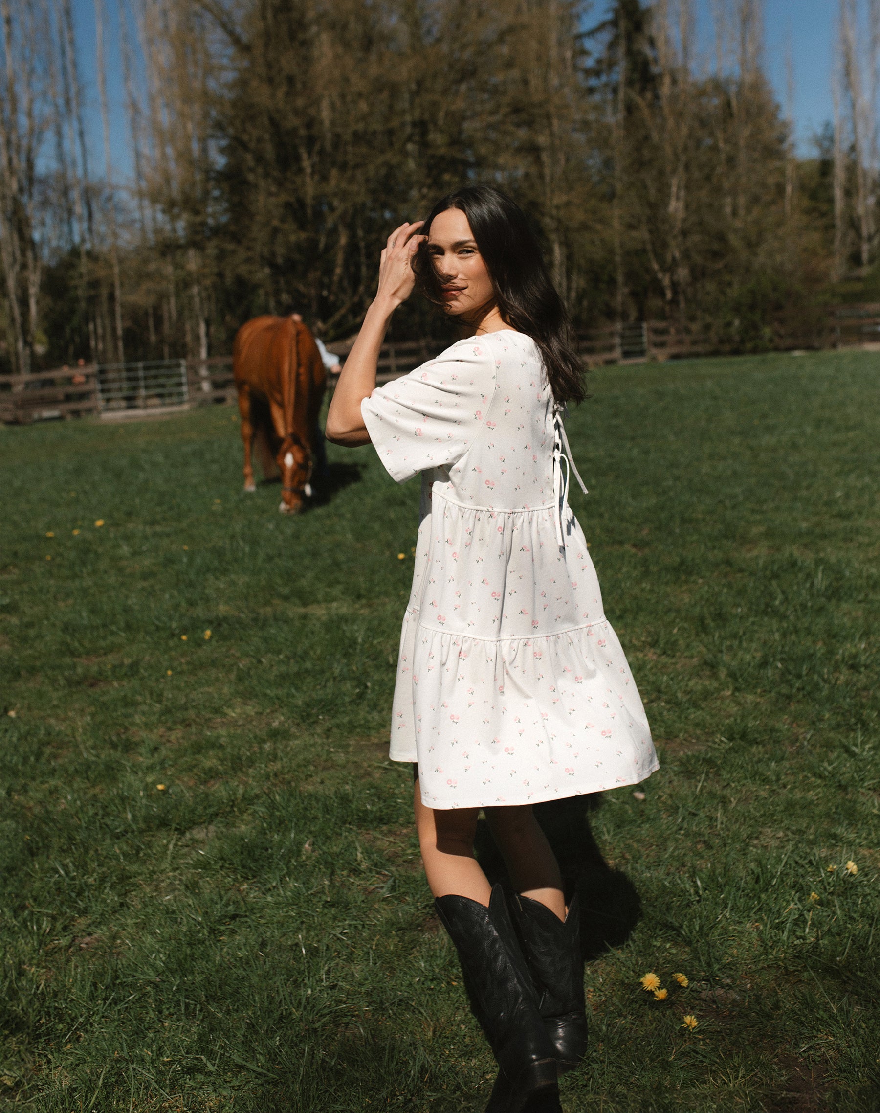 Floral Tiered Dress