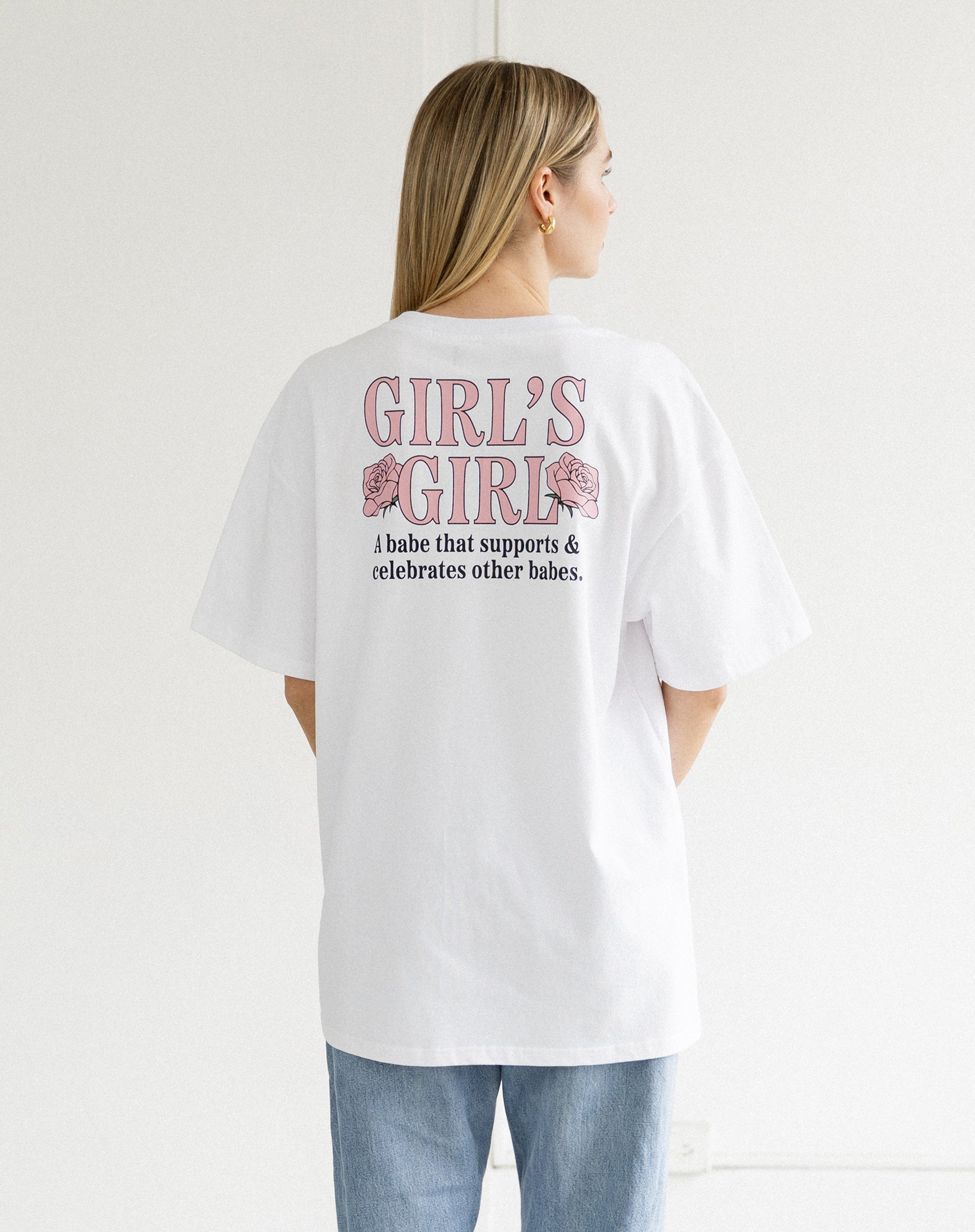 "Girl's Girl" Oversized Boxy Tee