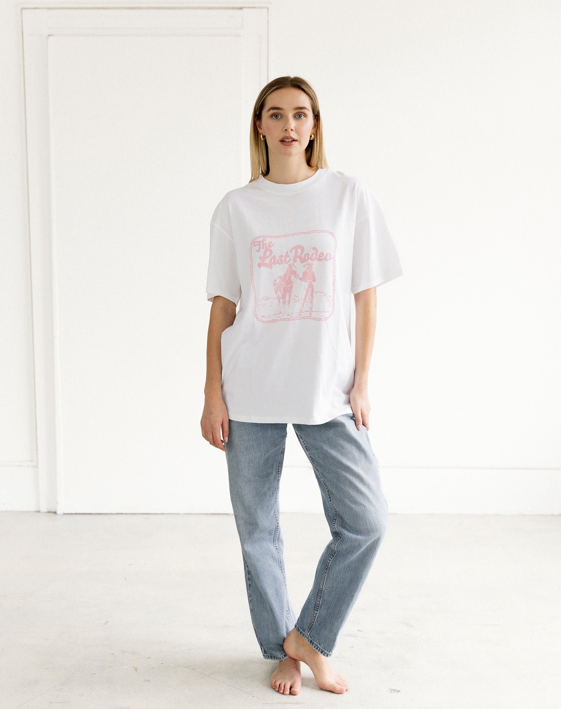 "Last Rodeo" Oversized Boxy Tee