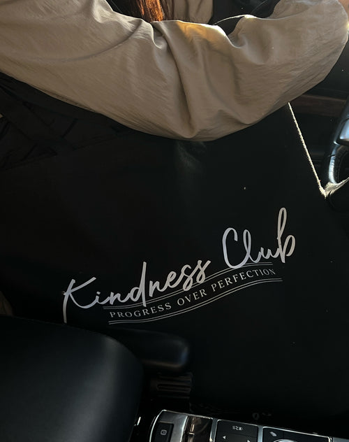 The "KINDNESS CLUB" Tote Bag | Black
