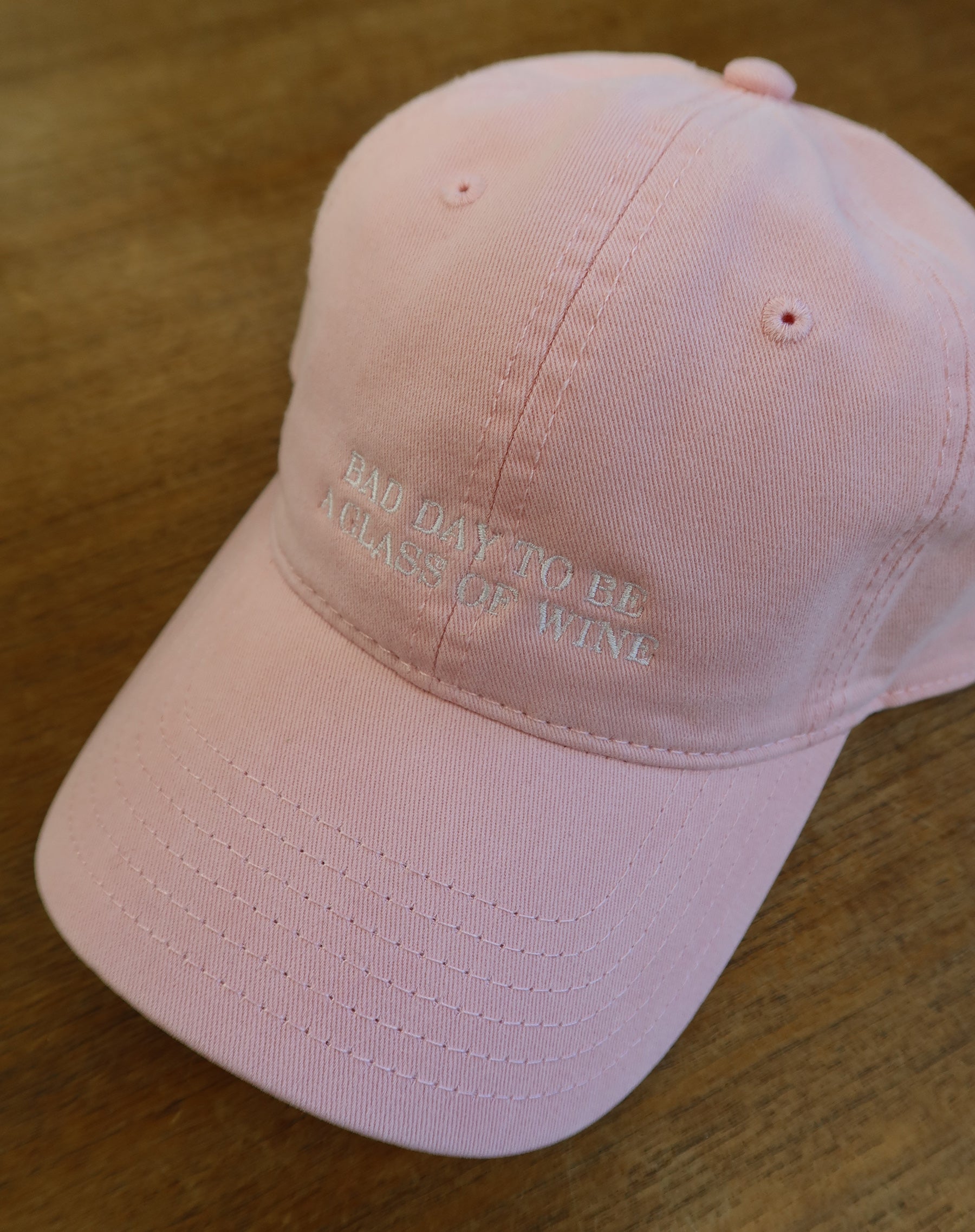 "Bad Day to be a Glass of Wine" Baseball Cap