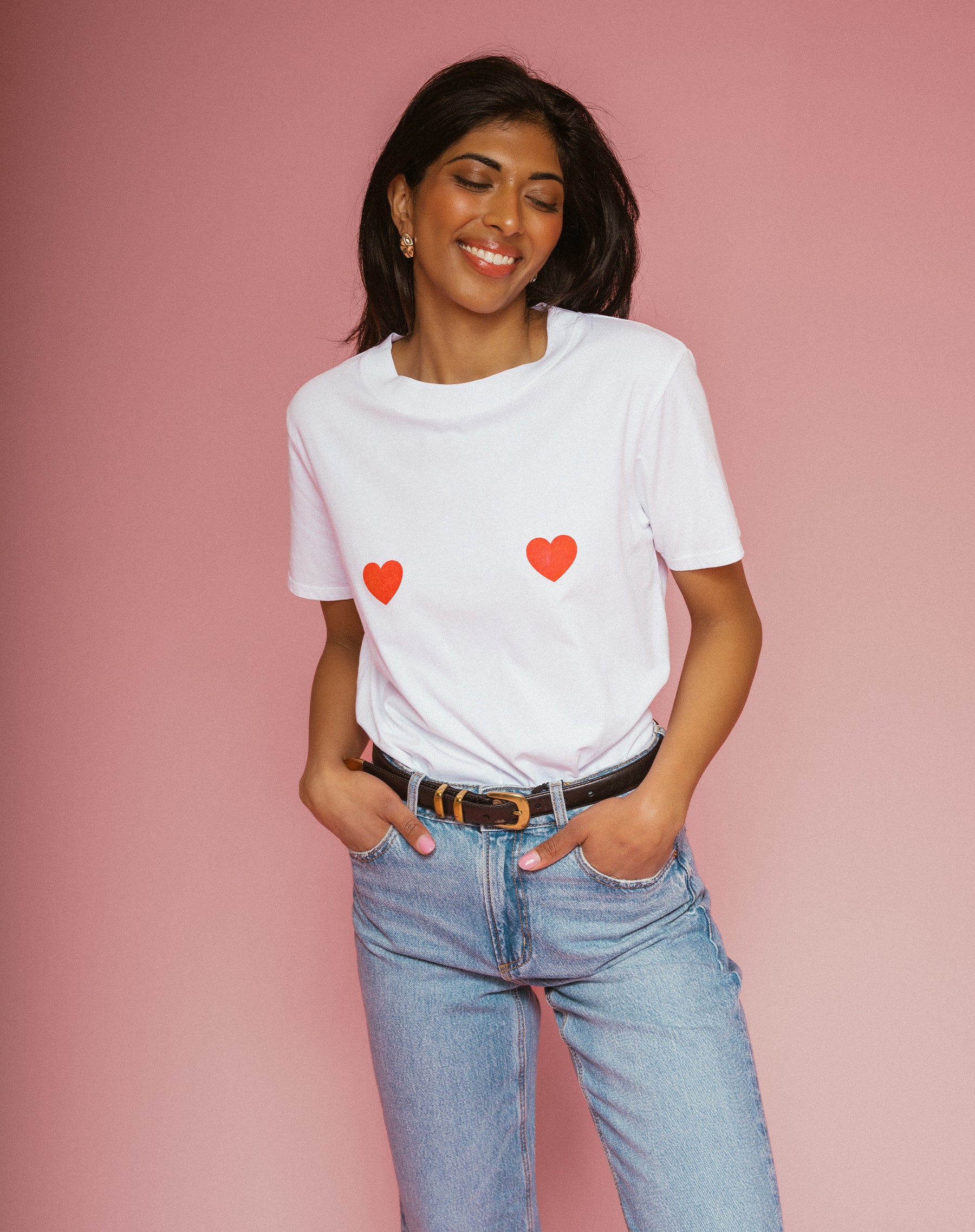 Double Hearts Classic Tee