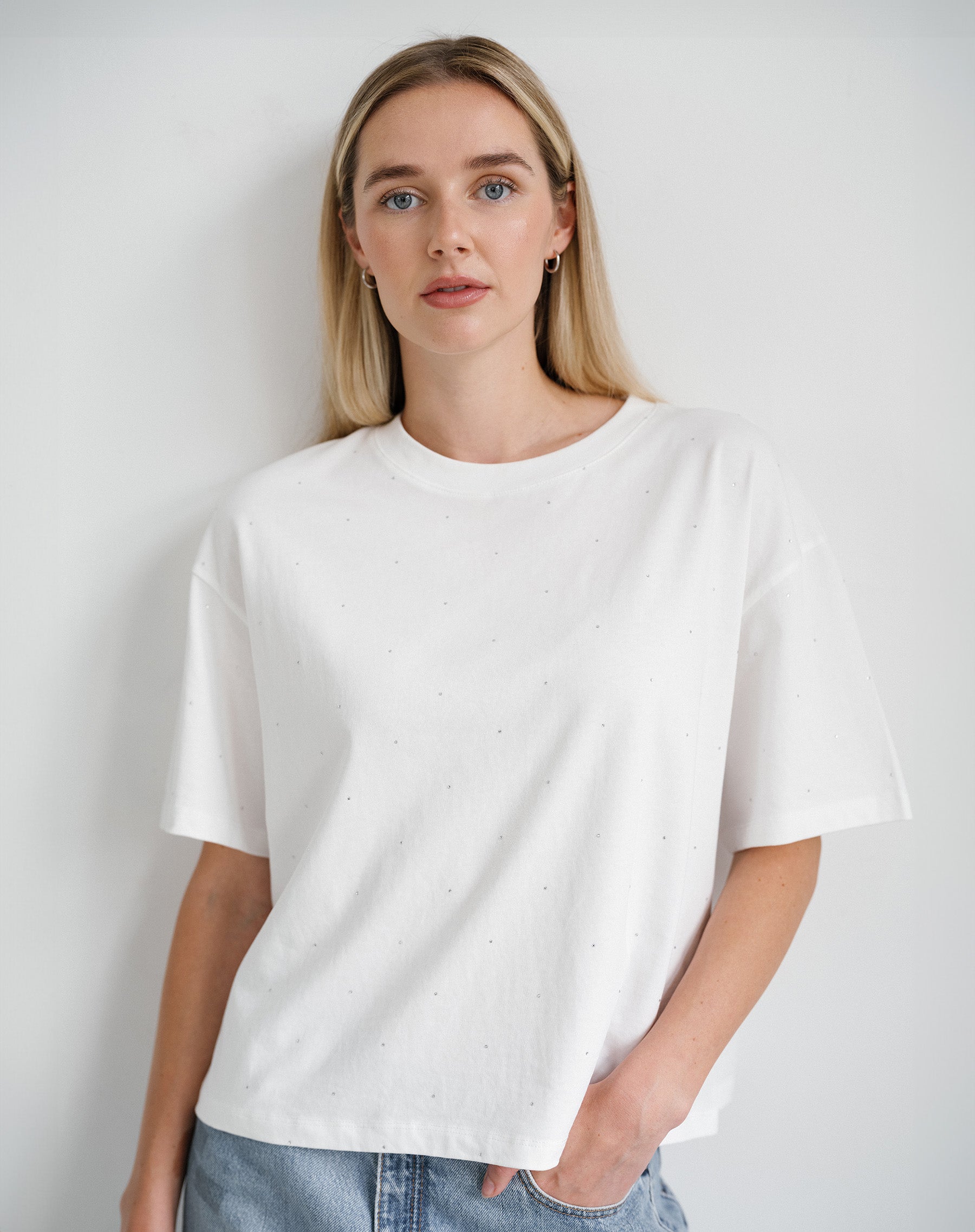 Crystal Boxy Tee