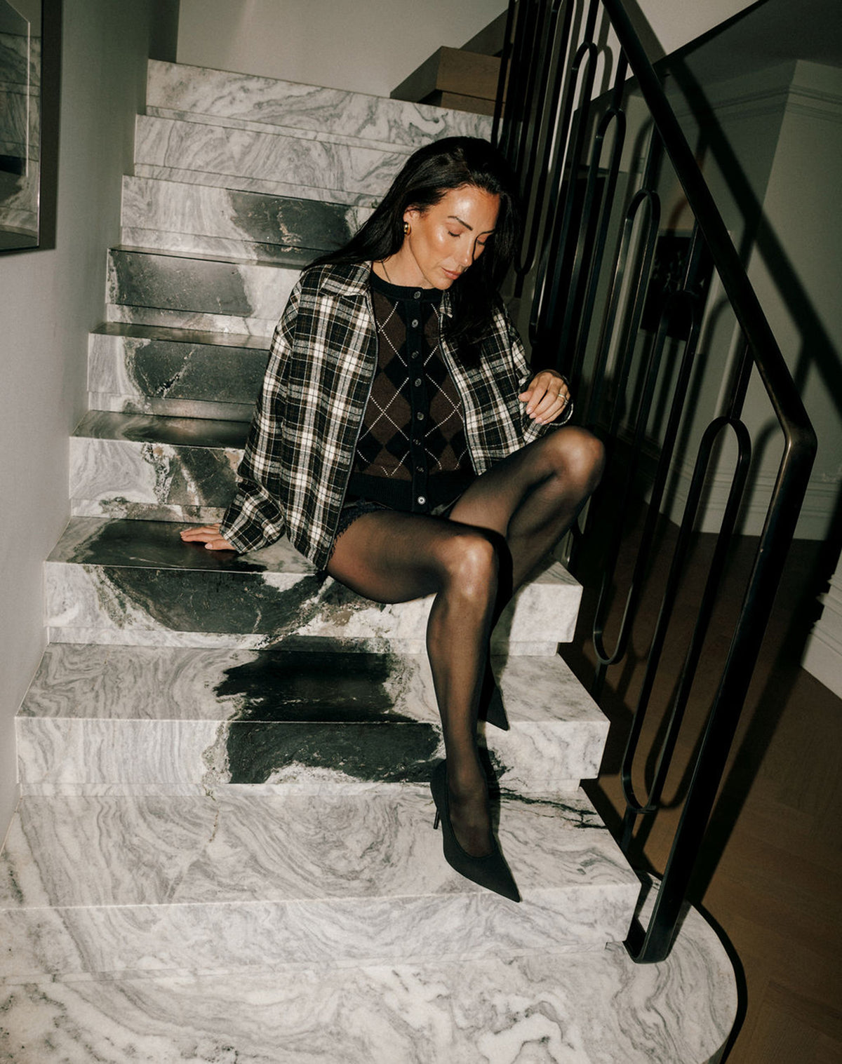 Argyle Little Sister Cardigan