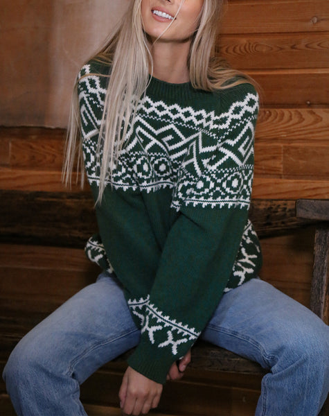Restyled: Emerald Speckled Sweater + Lace Extender – Life According to Jamie