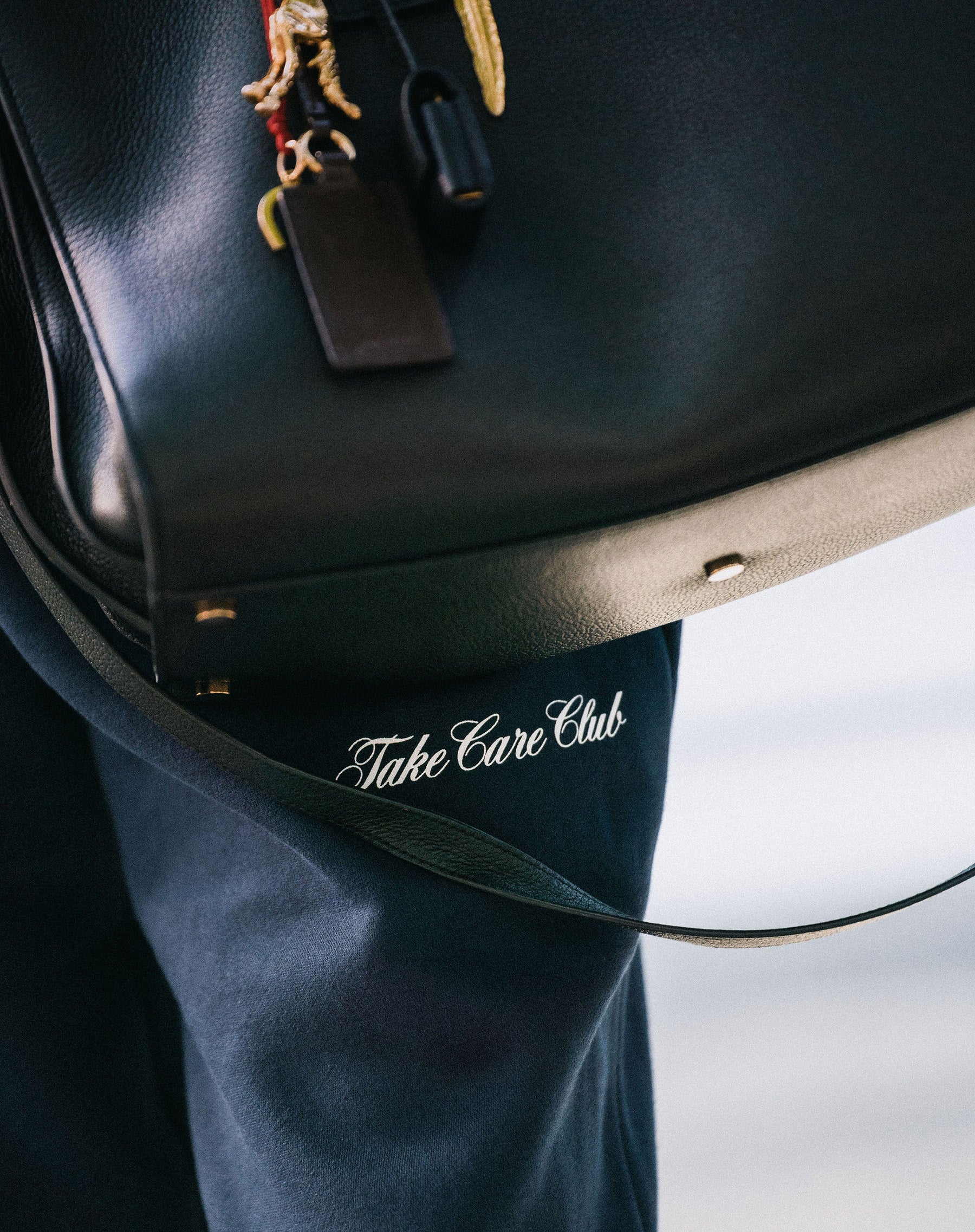 "Take Care Club" Oversized Joggers