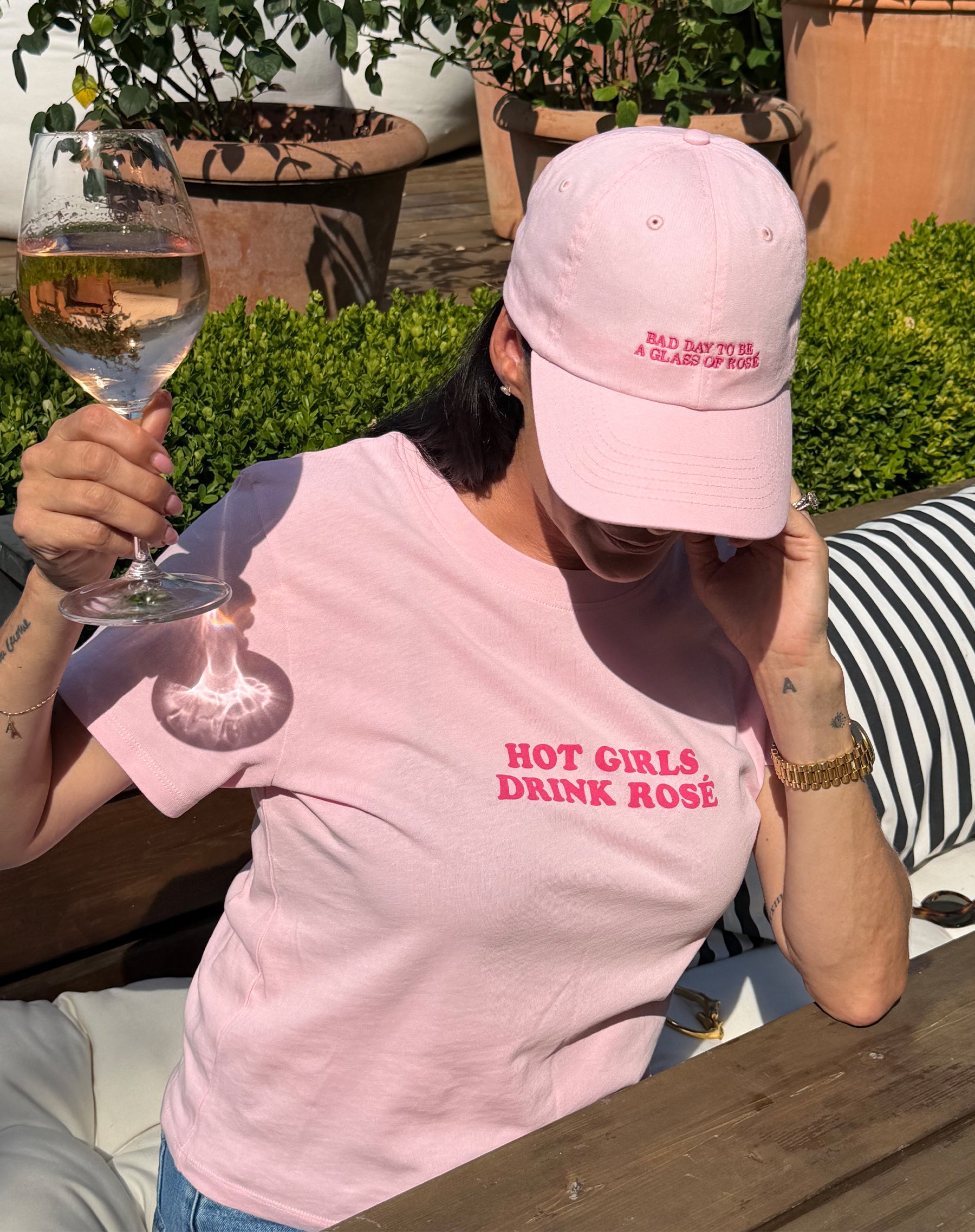 "Hot Girls Drink Rosé" Paris Tee