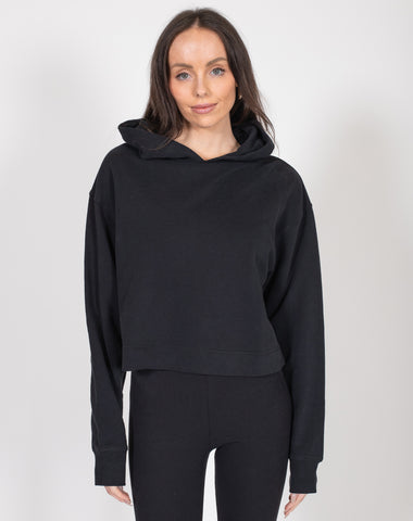 Waffle Knit Full Zip Middle Sister Hoodie | Biscotti