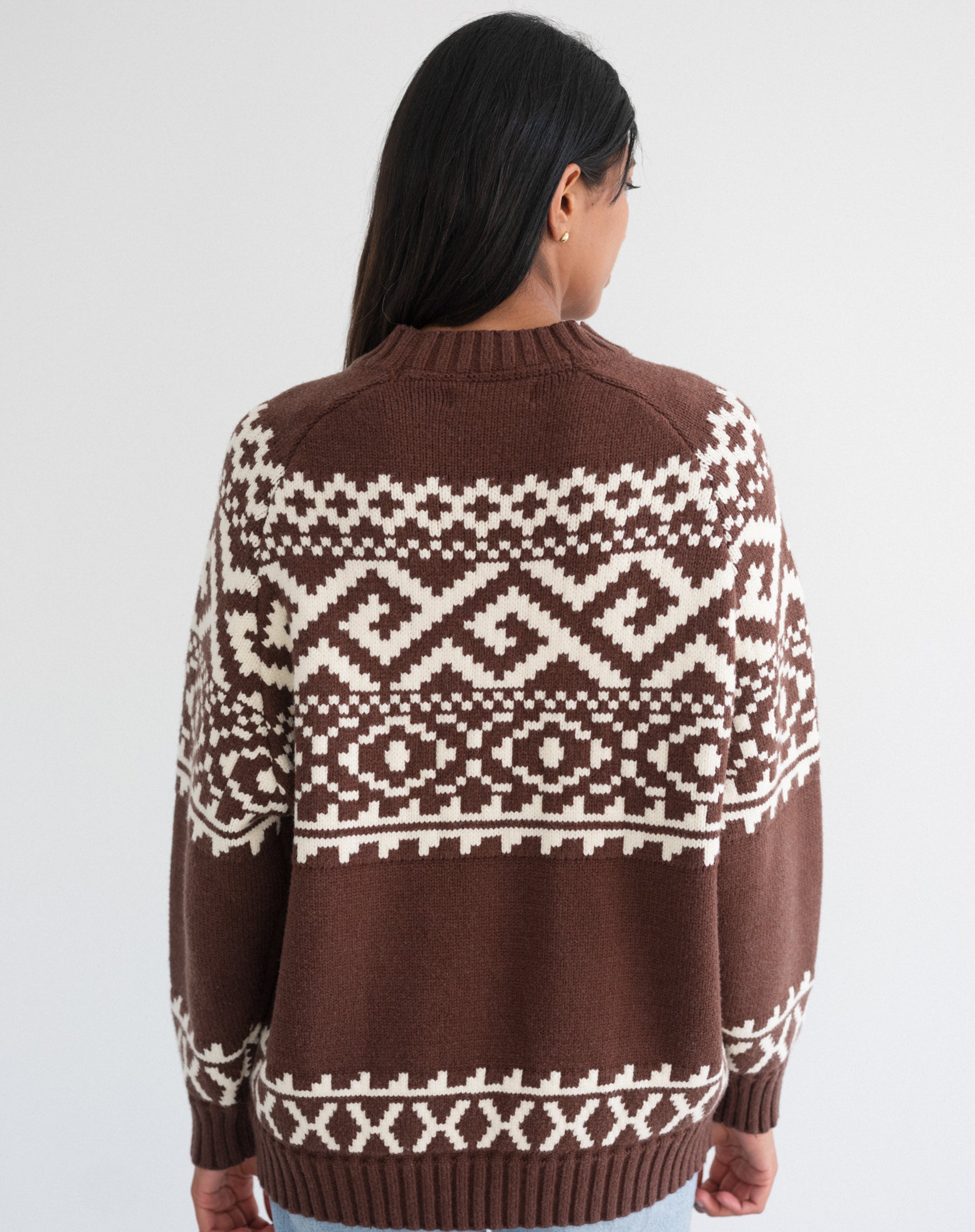 Fair Isle Knit Sweater