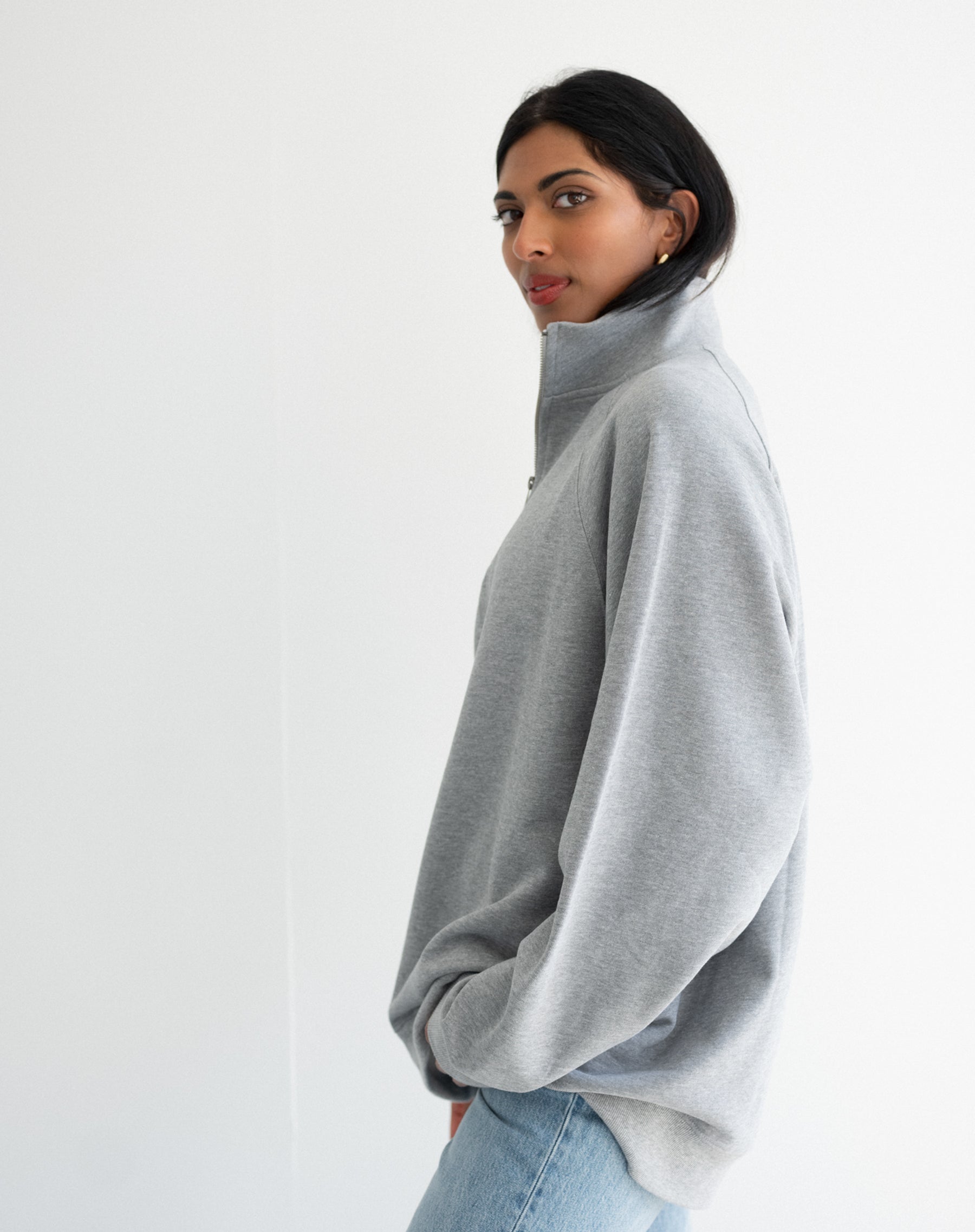 Not Your Boyfriend's Half Zip Sweatshirt