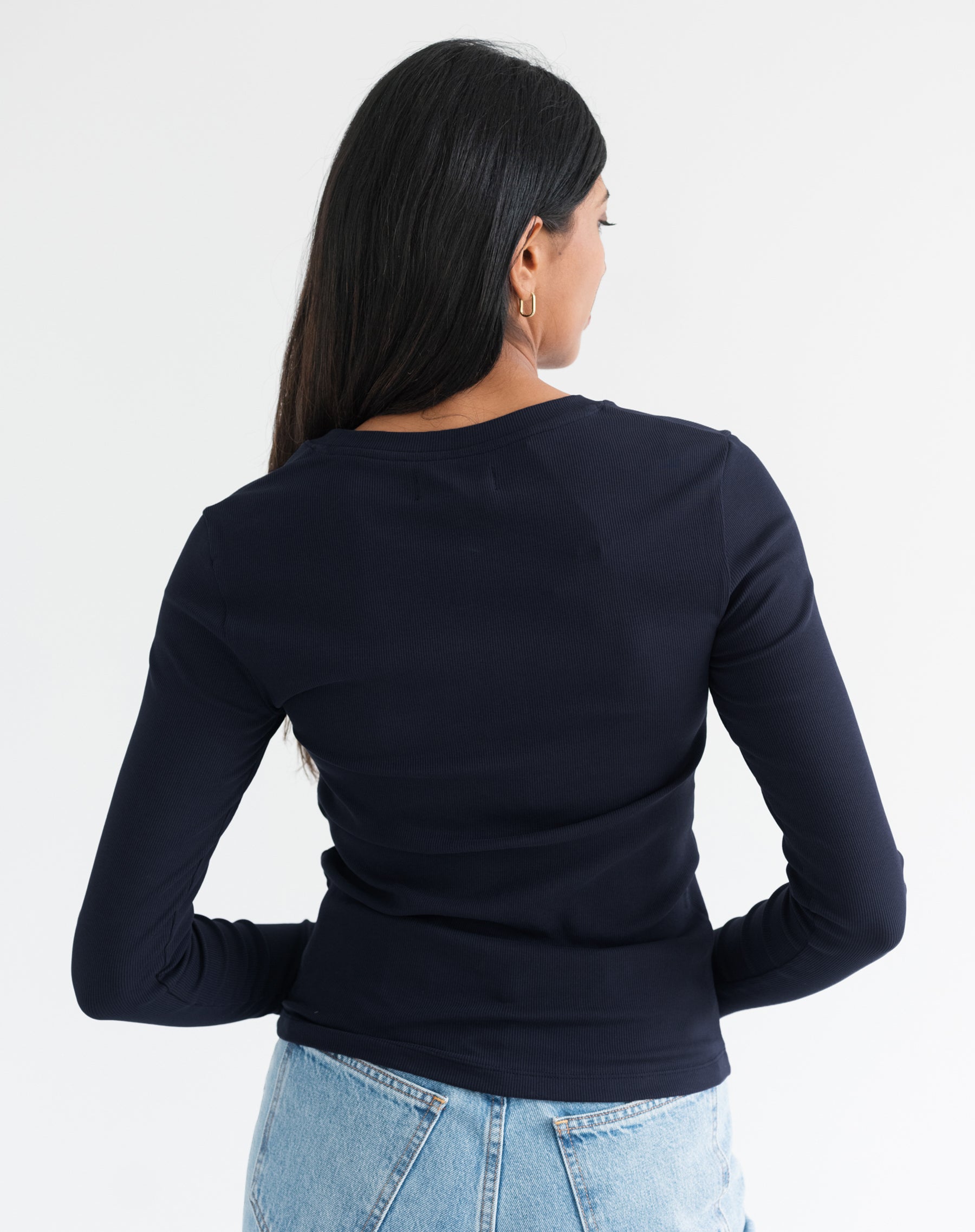 Ribbed Long Sleeve Shirt