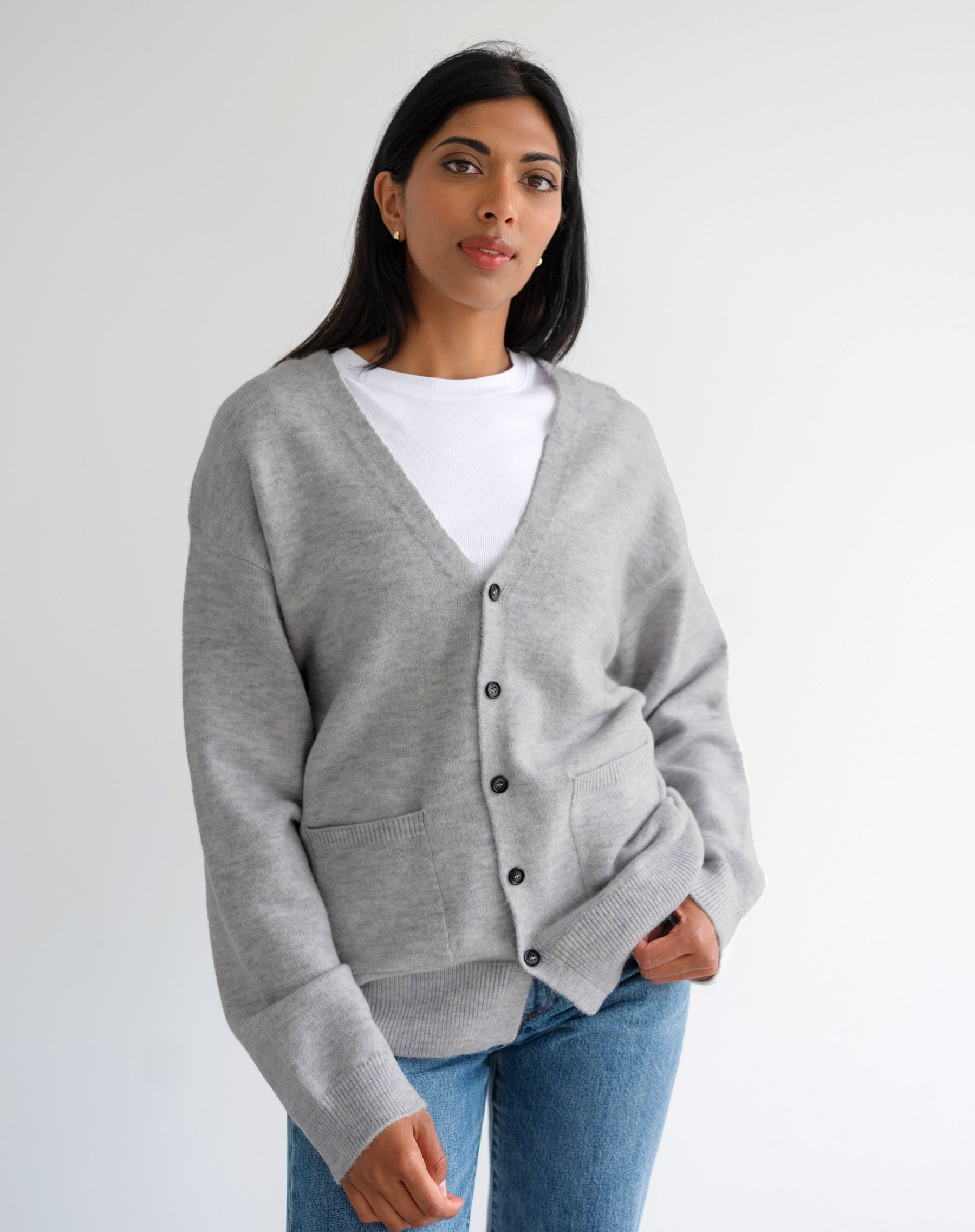 Oversized Knit Cardigan – BRUNETTE The Label