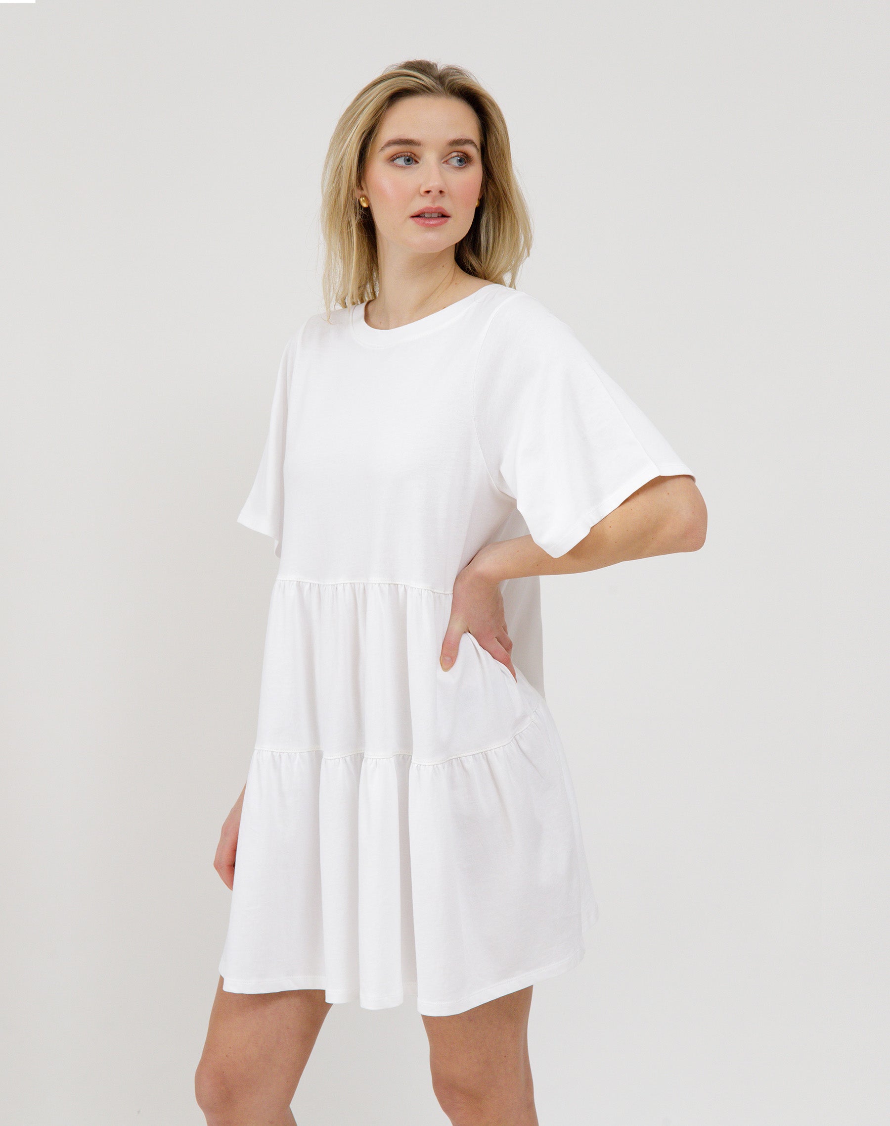 Tiered Tee Dress