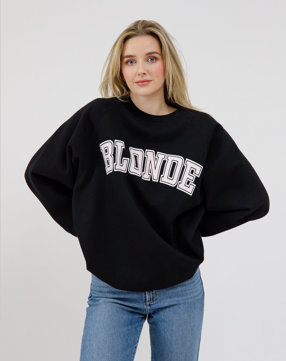 BRUNETTE THE LABEL - The BLONDE Velour Embossed Hoodie main image 0