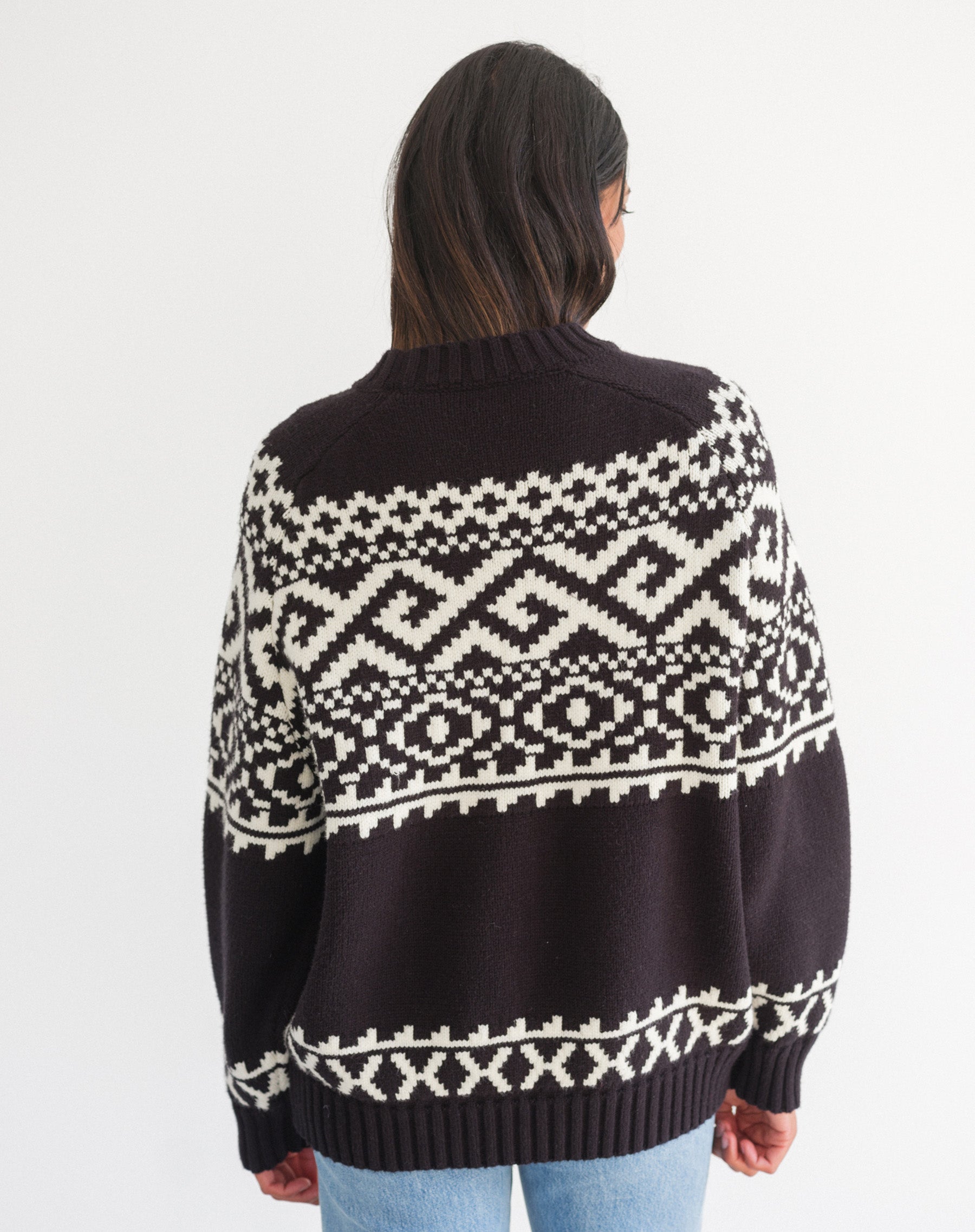 Fair Isle Knit Sweater