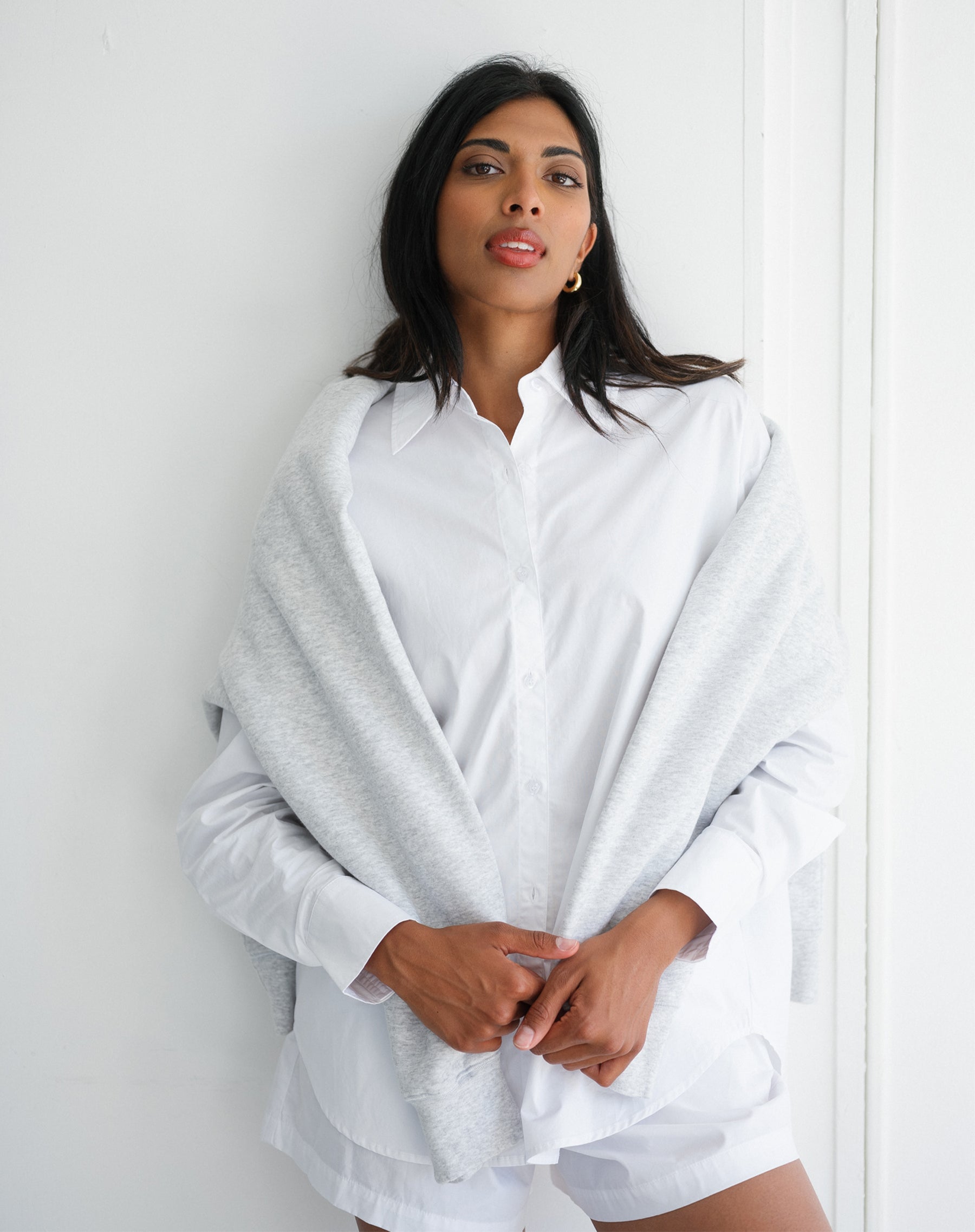 Poplin Button Up Shirt