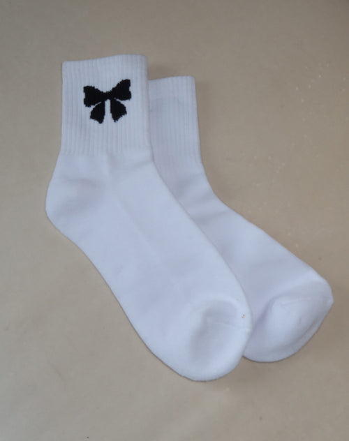 The Bow Sock | White