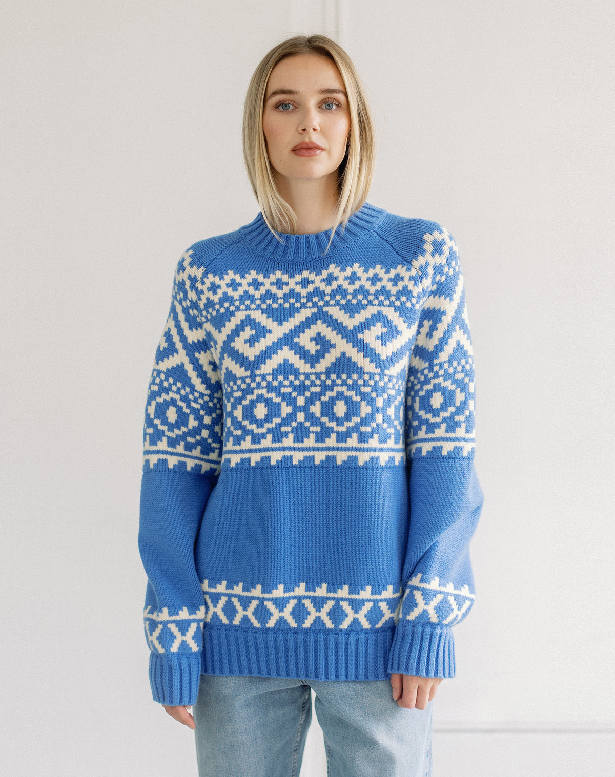 Fair Isle Knit Sweater