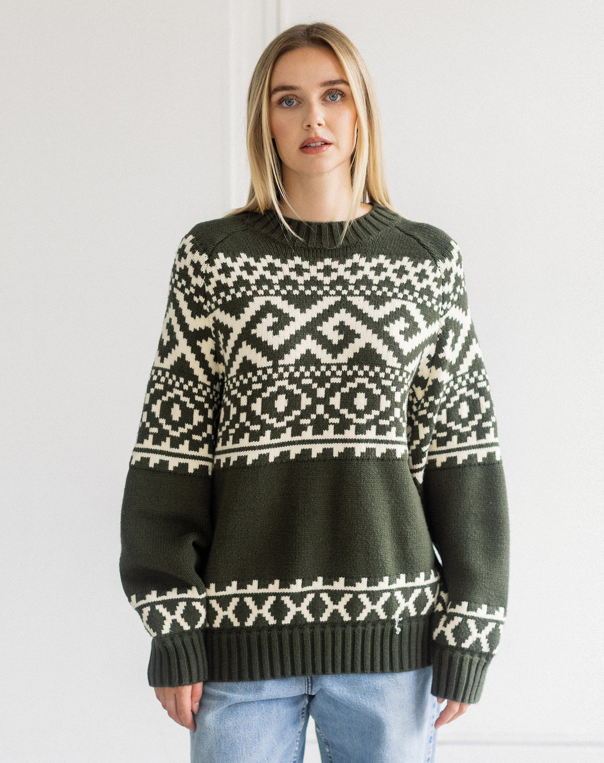 Fair Isle Knit Sweater
