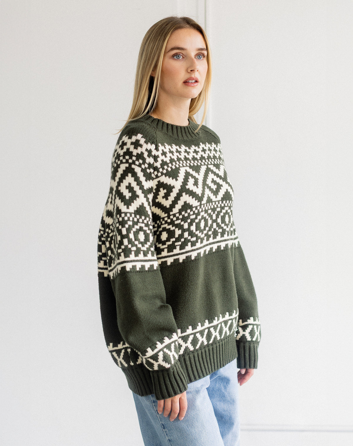 Fair Isle Knit Sweater