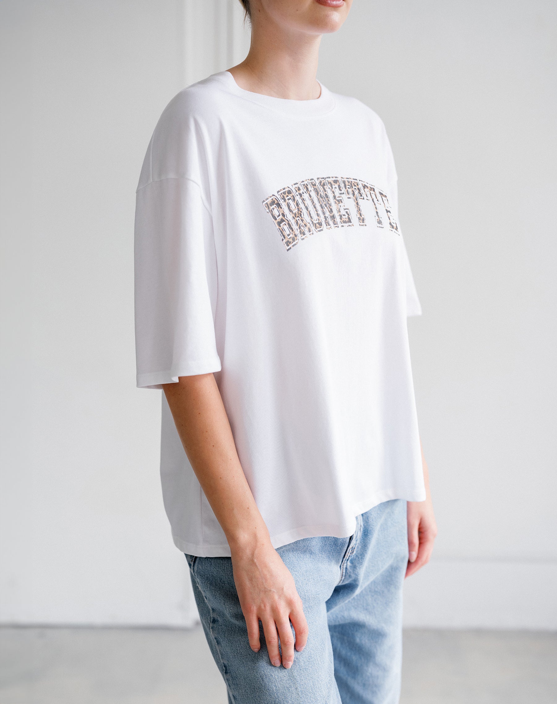 "Brunette" Boxy Tee