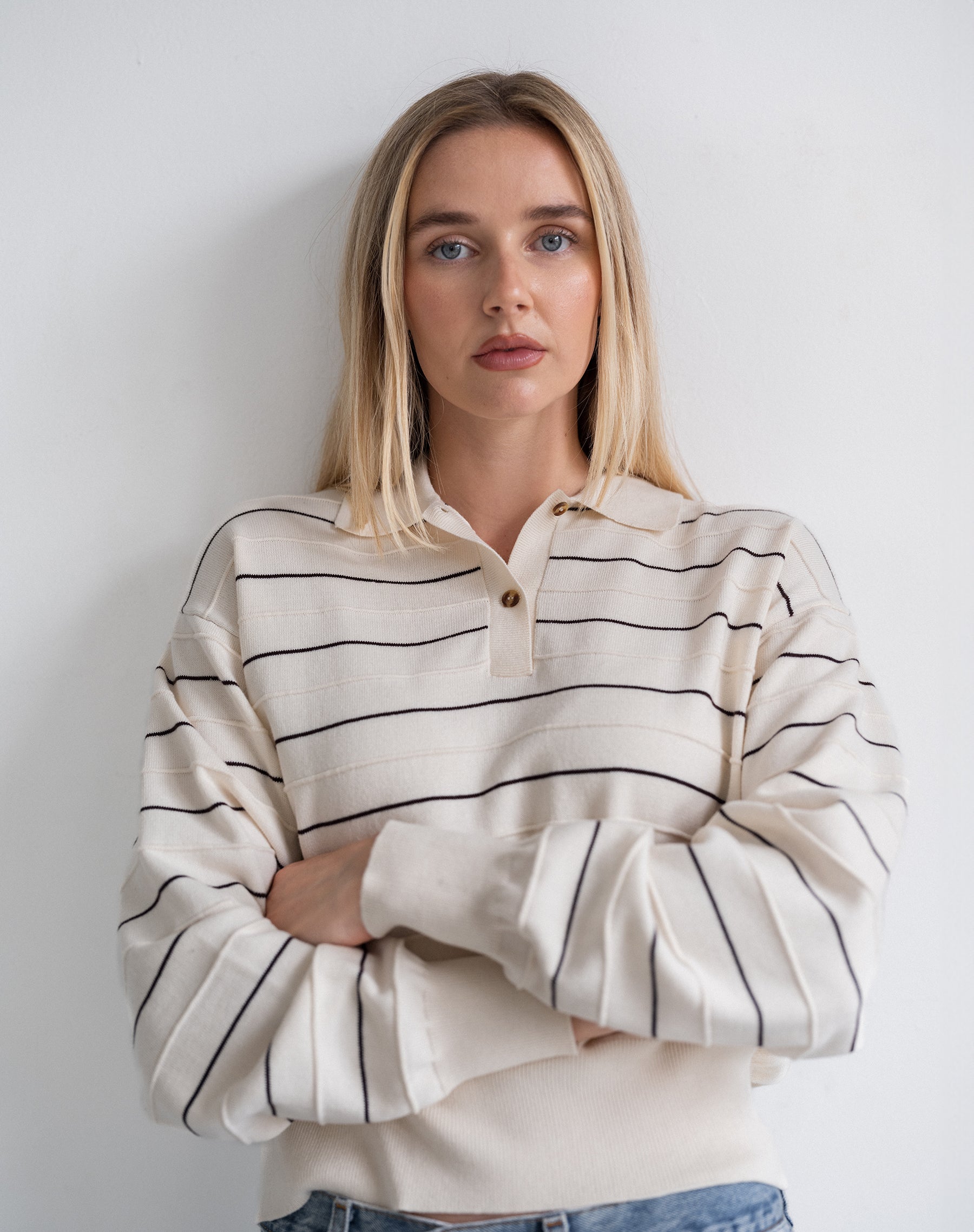 Knit Polo Shirt