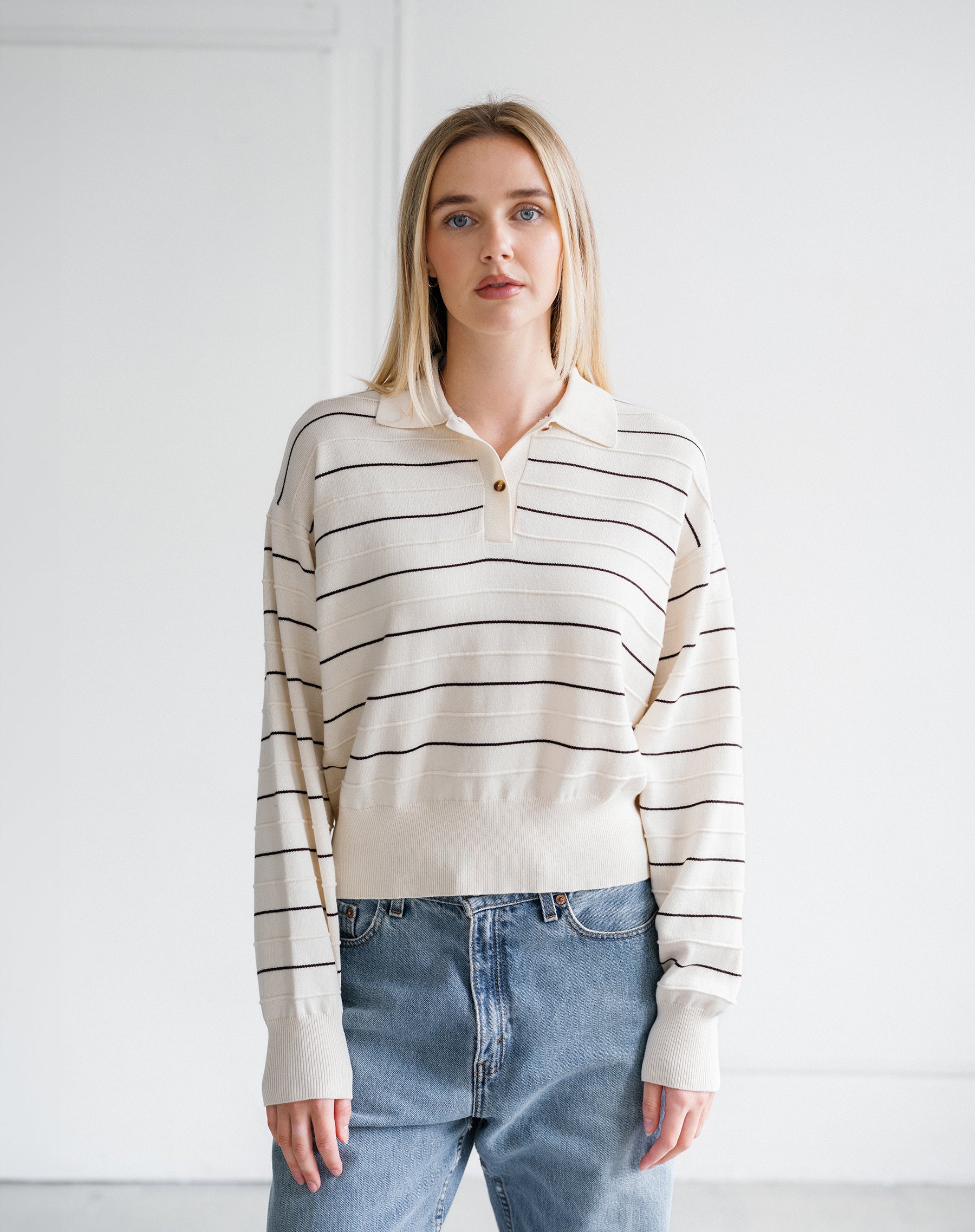 Knit Polo Shirt