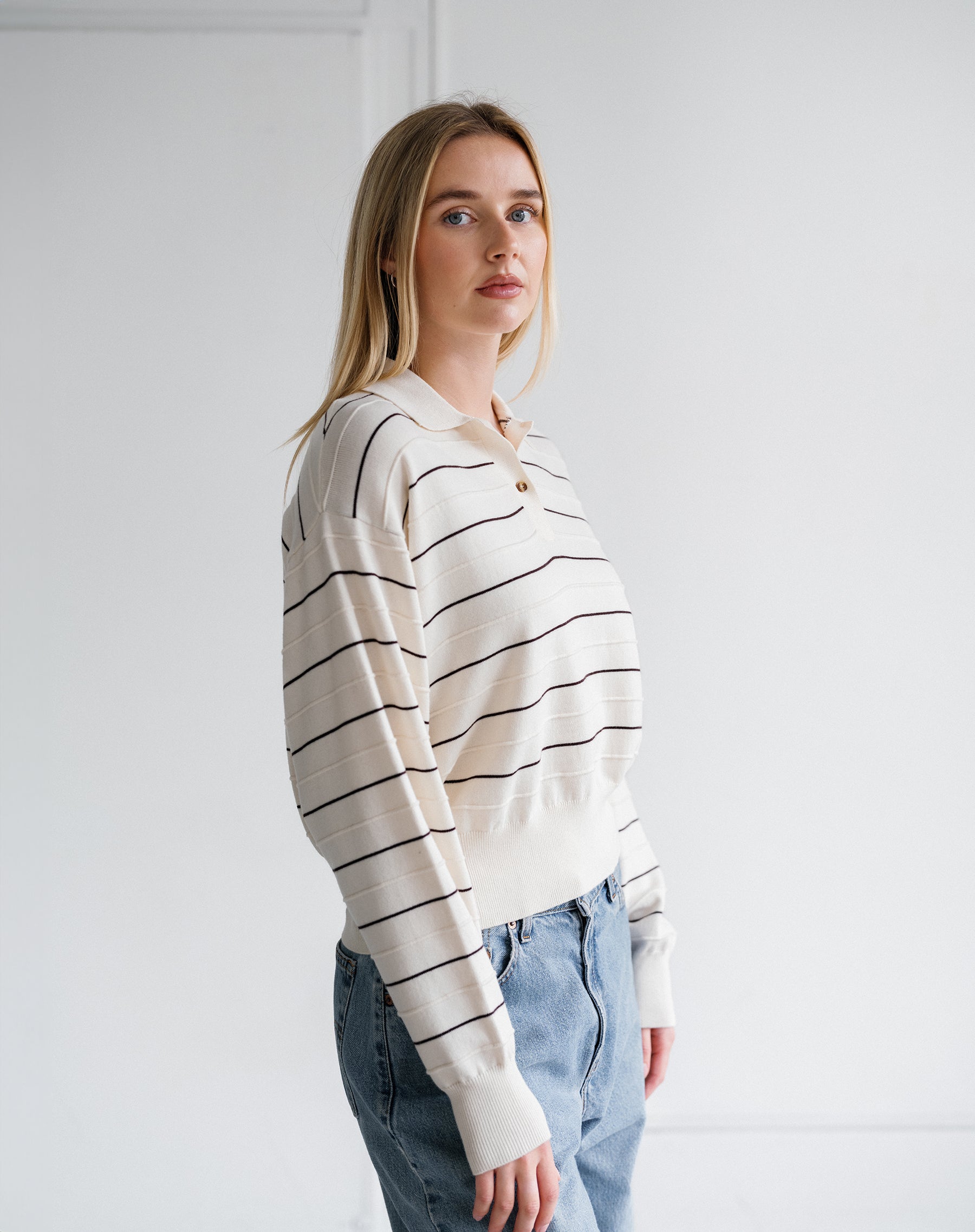 Knit Polo Shirt