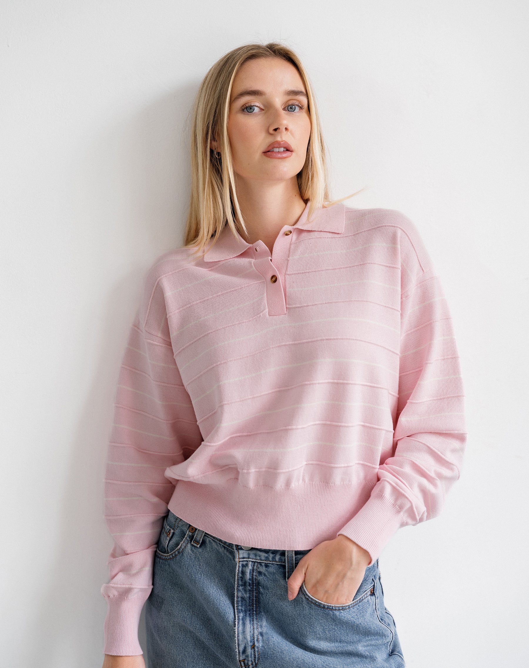 Knit Polo Shirt