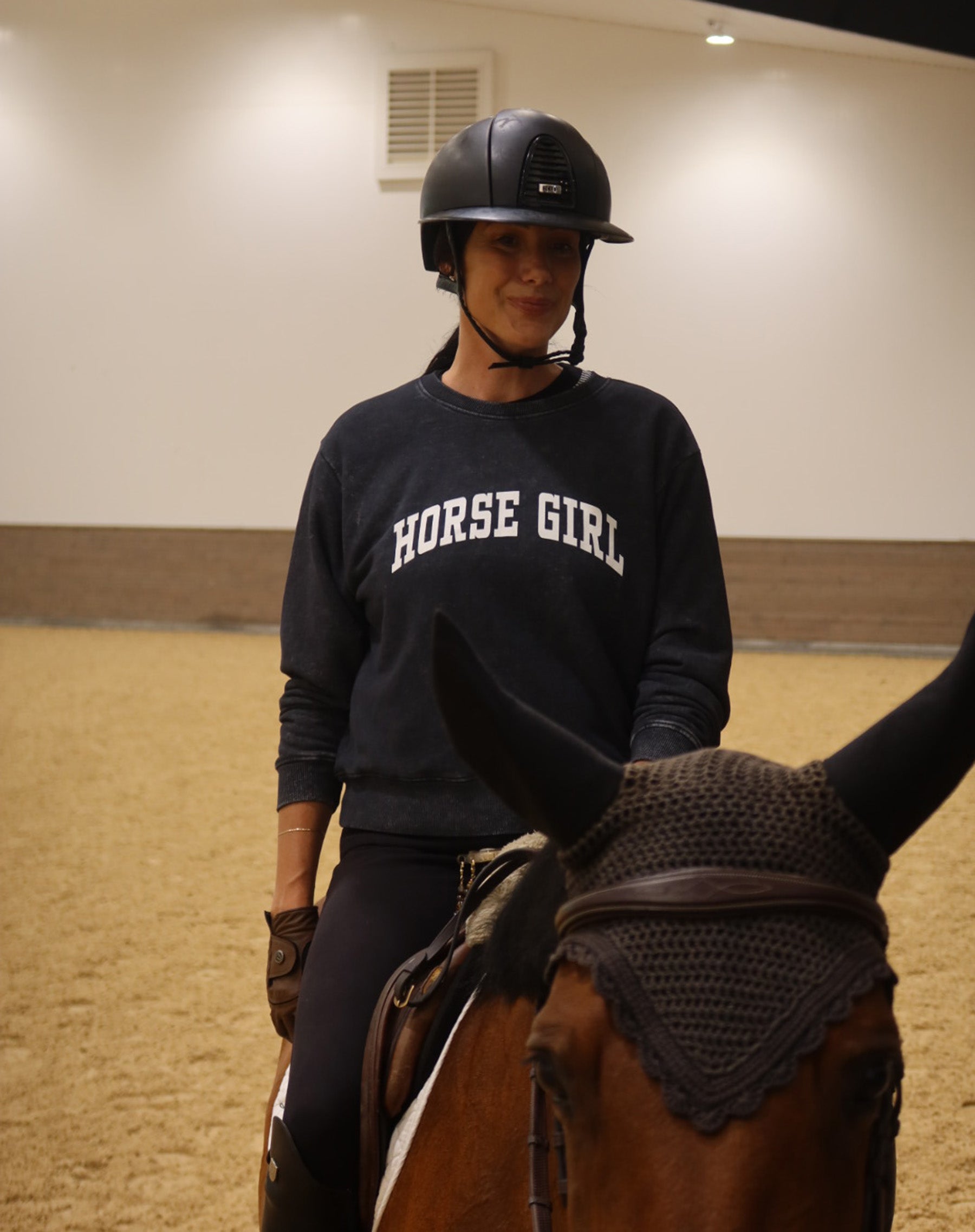 "Horse Girl" Retro Crew