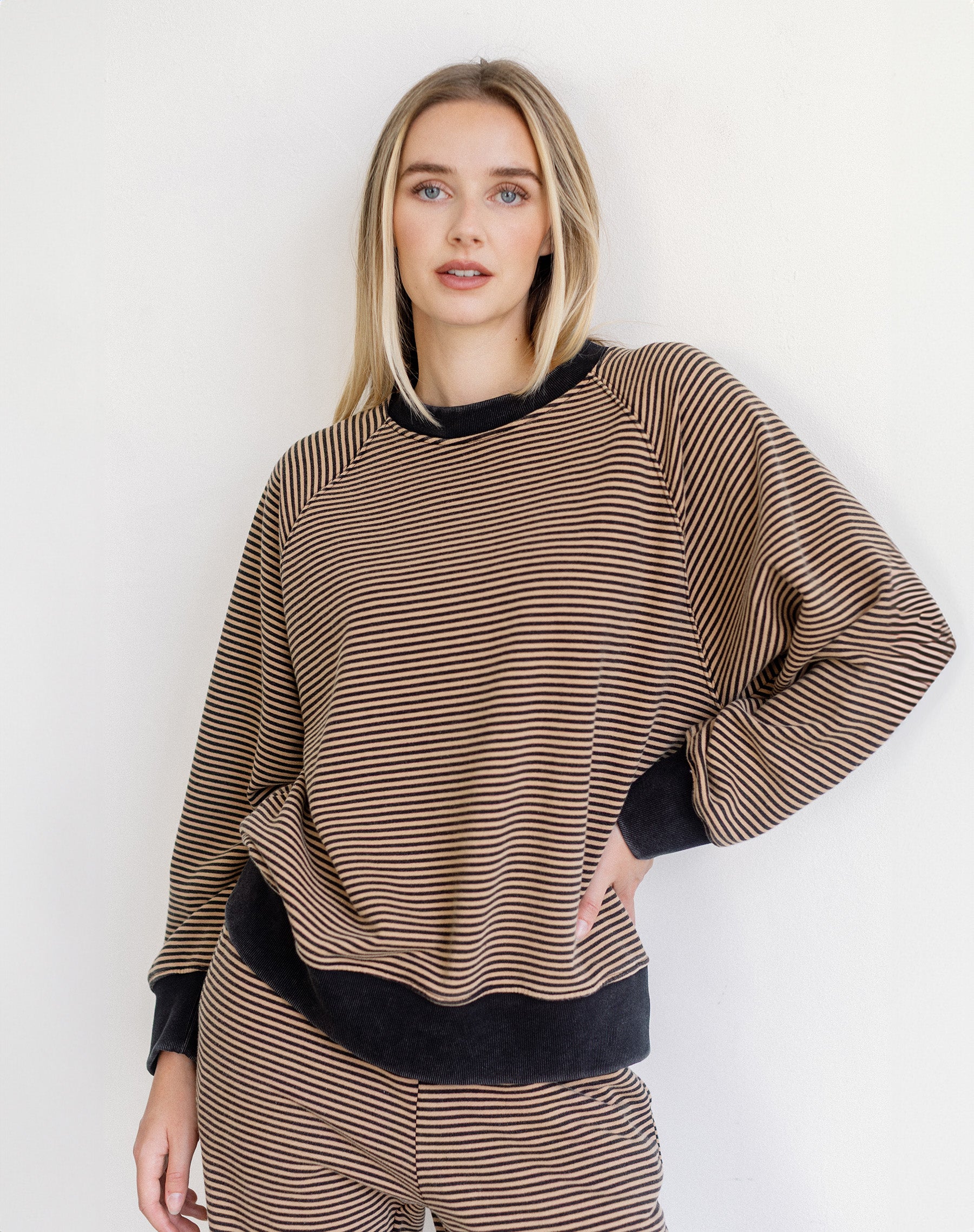 Mini Striped Crew