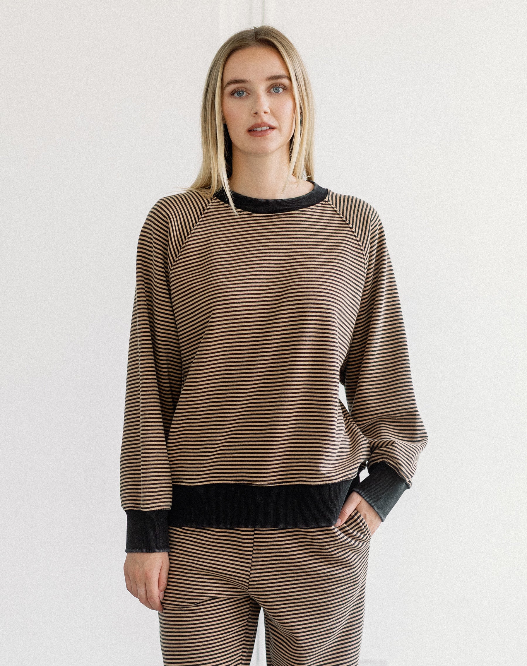 Mini Striped Crew